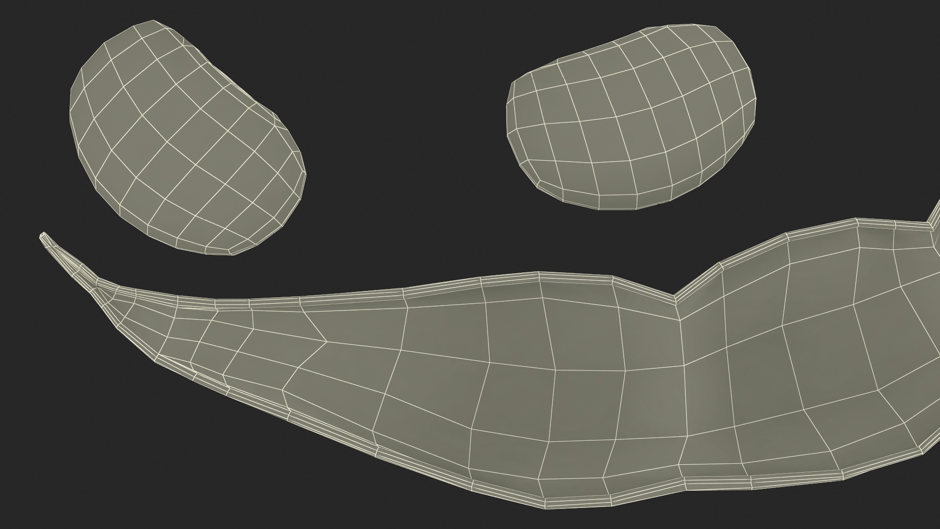 Green Soybean Pod Open 3D