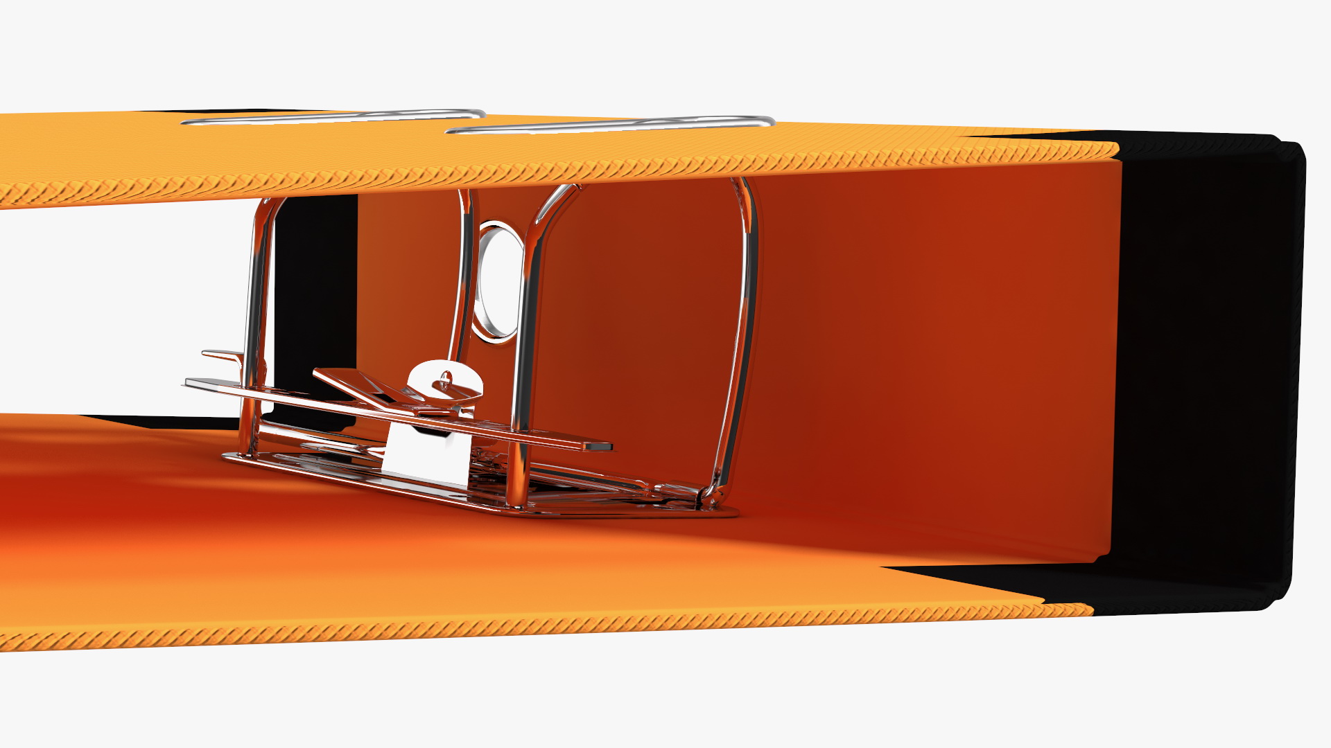 3D Hard Cover Orange Office File Folder