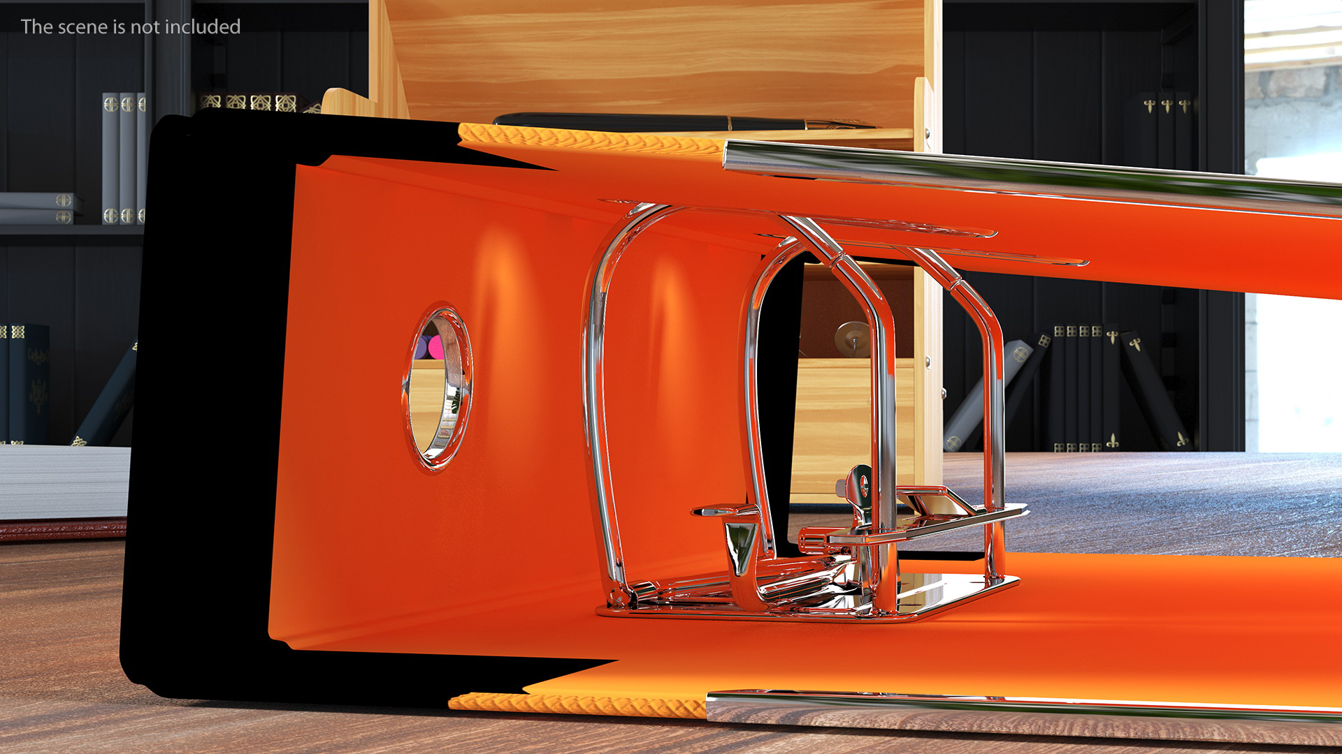 3D Hard Cover Orange Office File Folder