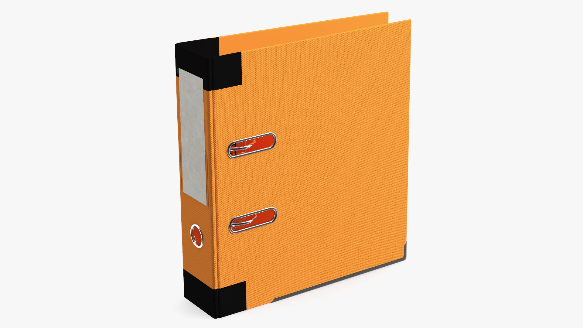 3D Hard Cover Orange Office File Folder