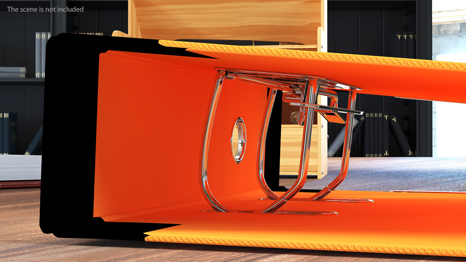 3D Hard Cover Orange Office File Folder