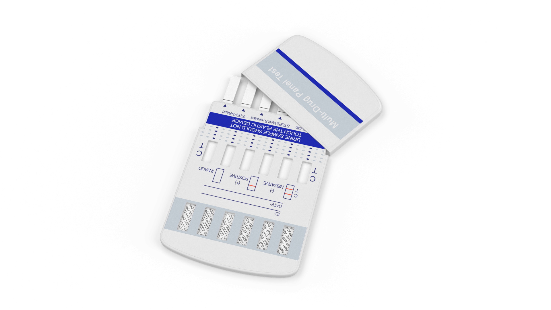 Multi-Drug Testing Kit Open 3D