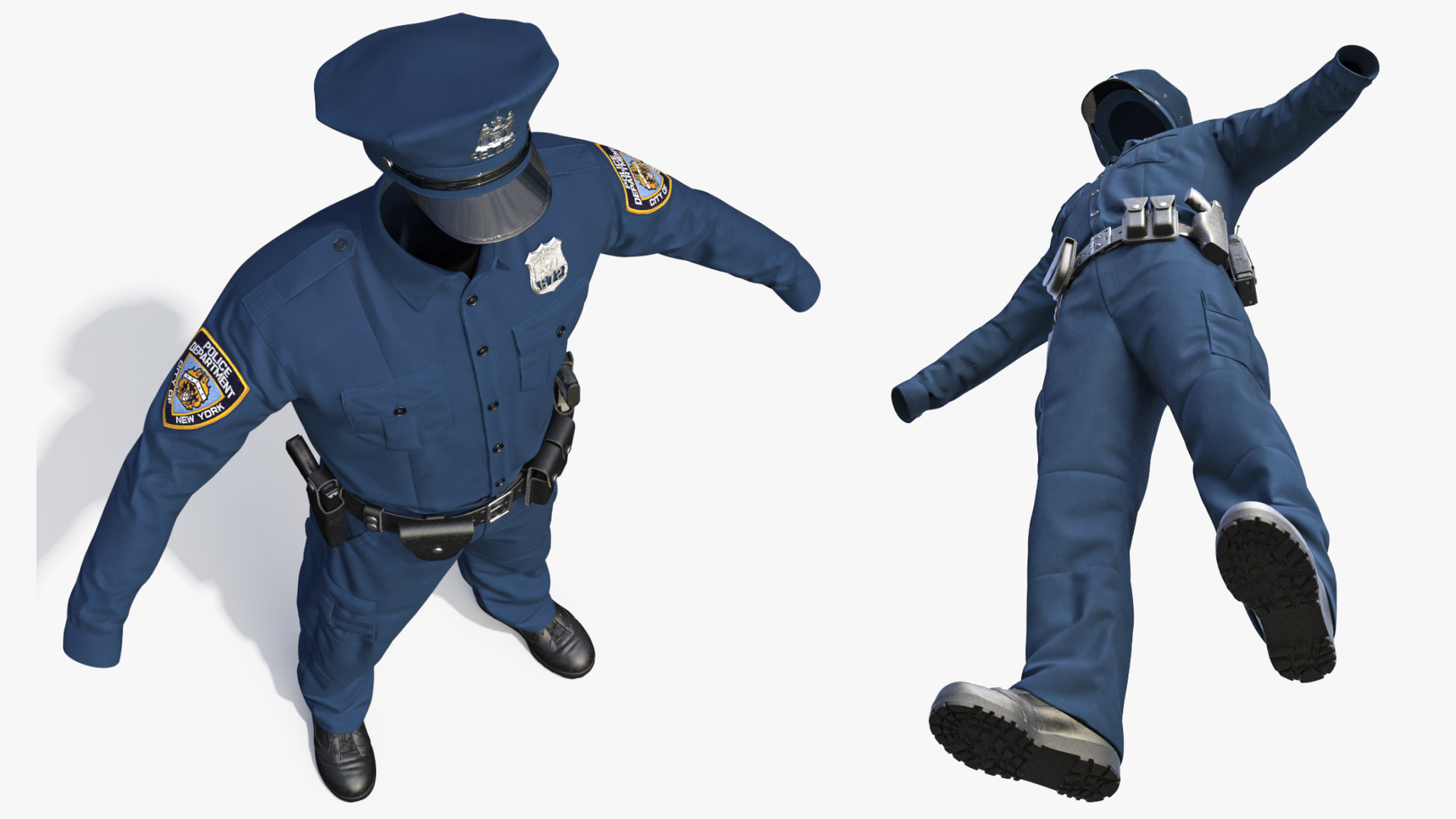 NYPD Police Officer Uniform 3D