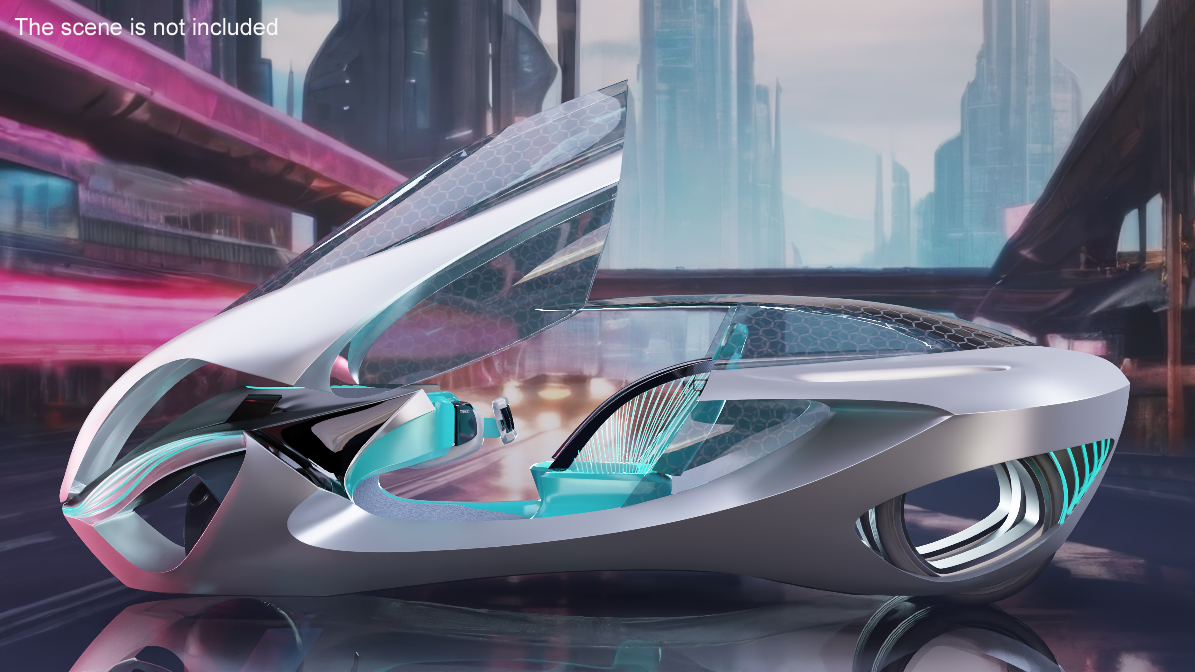 3D Sci-Fi Hover Car Taihoo model