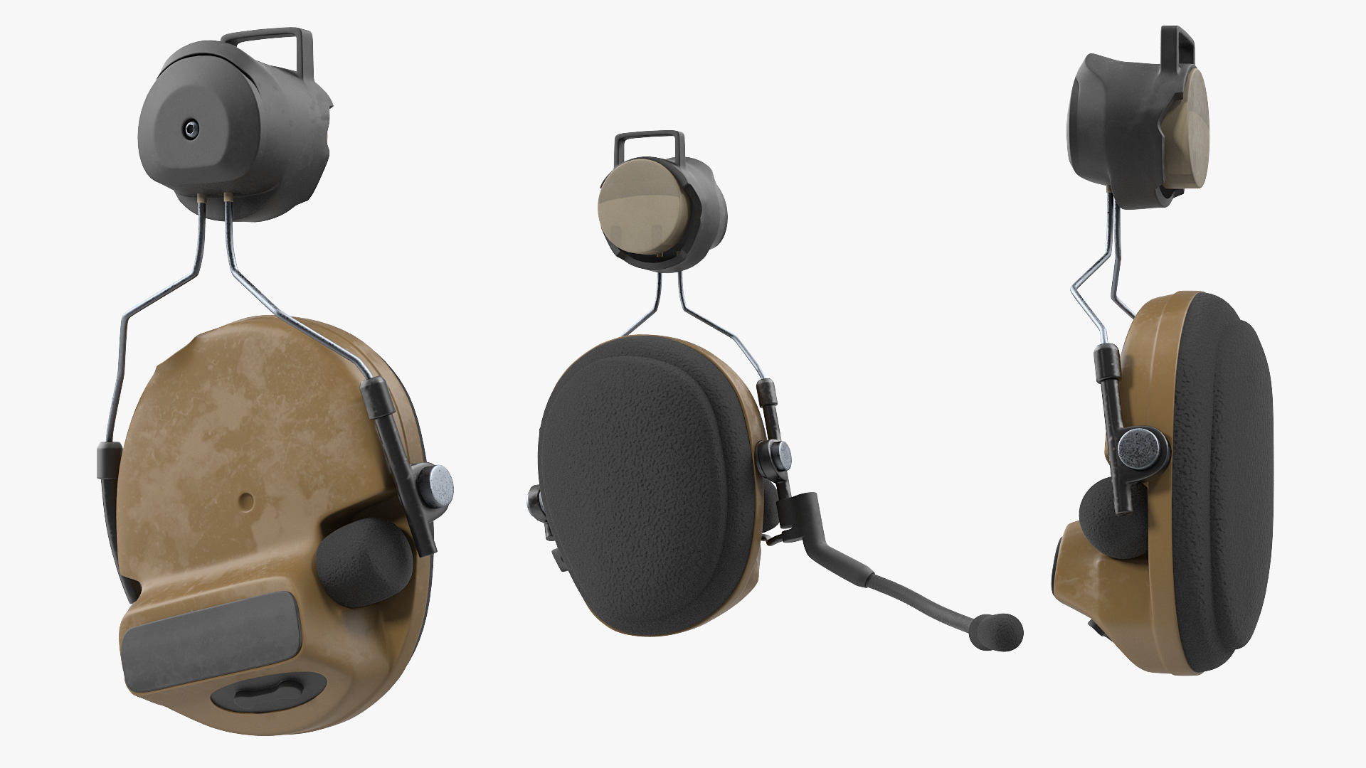 Headset for Tactical Helmet 3D