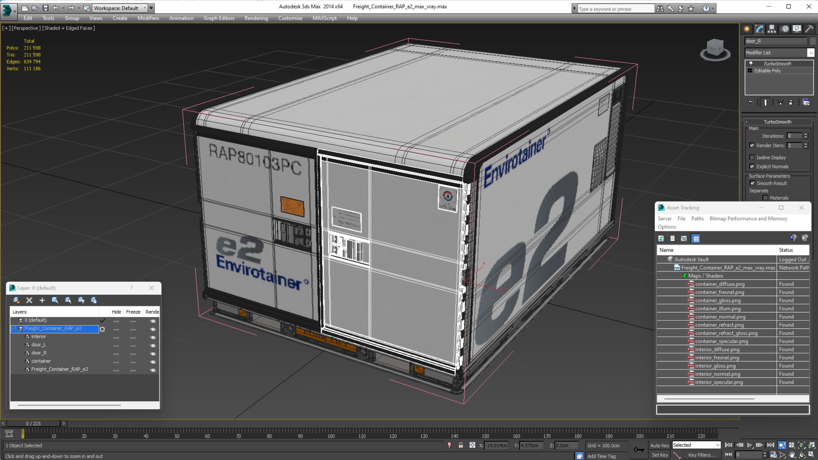 Freight Container RAP e2 3D model