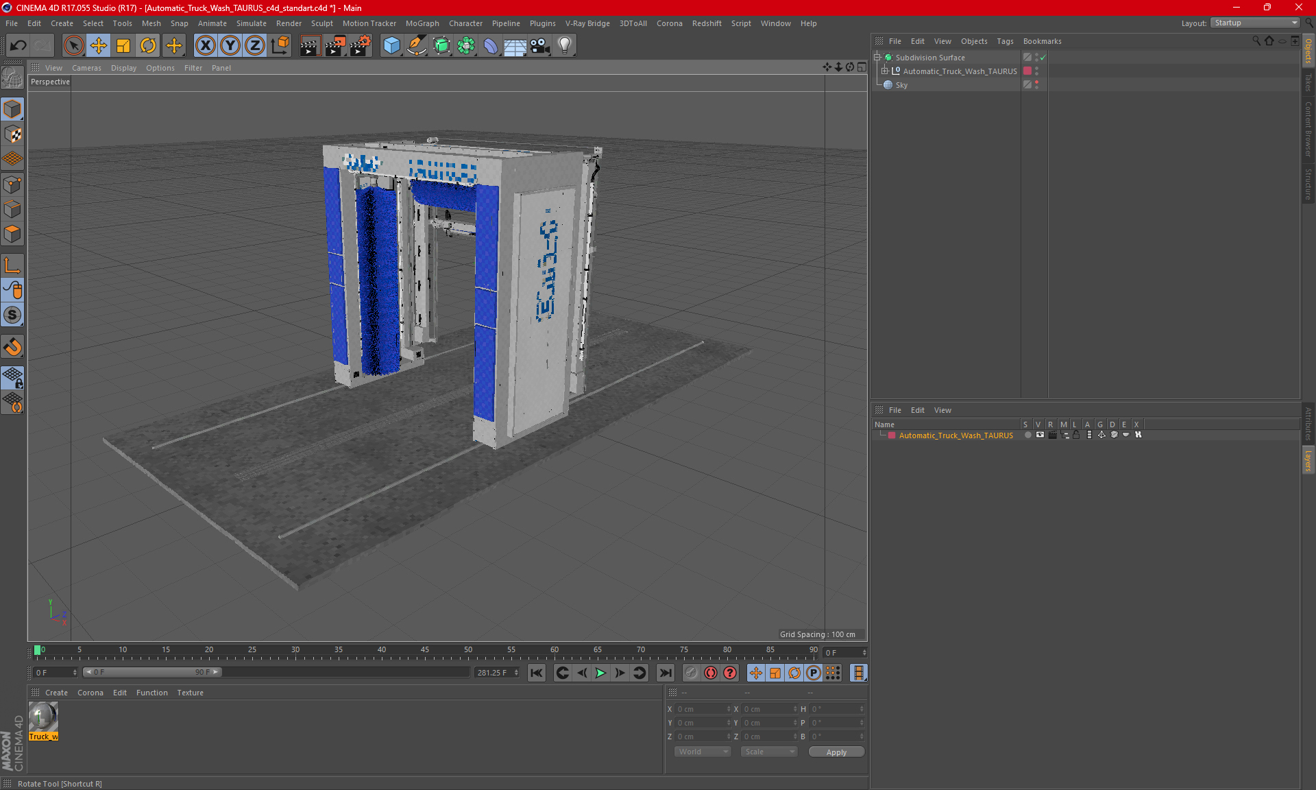 Automatic Truck Wash TAURUS 3D