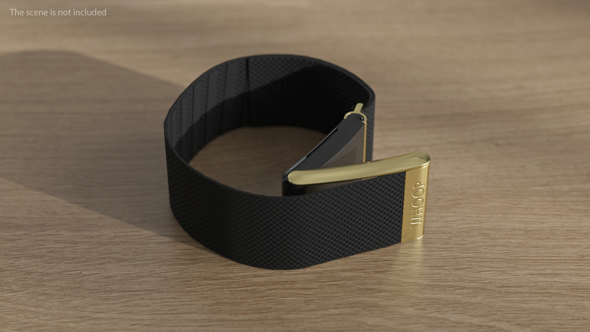 Health Tracker Whoop 4 Black Rigged for Cinema 4D 3D model