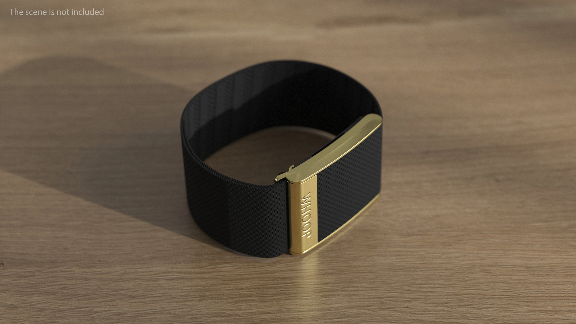 Health Tracker Whoop 4 Black Rigged for Cinema 4D 3D model