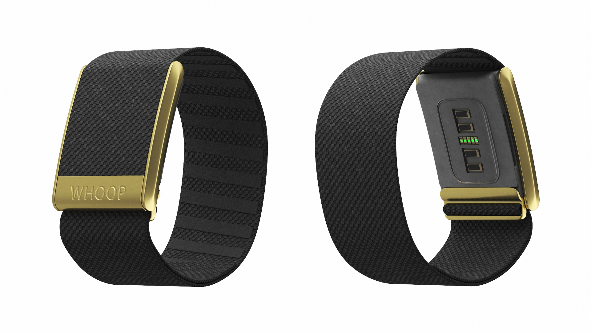 Health Tracker Whoop 4 Black Rigged for Cinema 4D 3D model