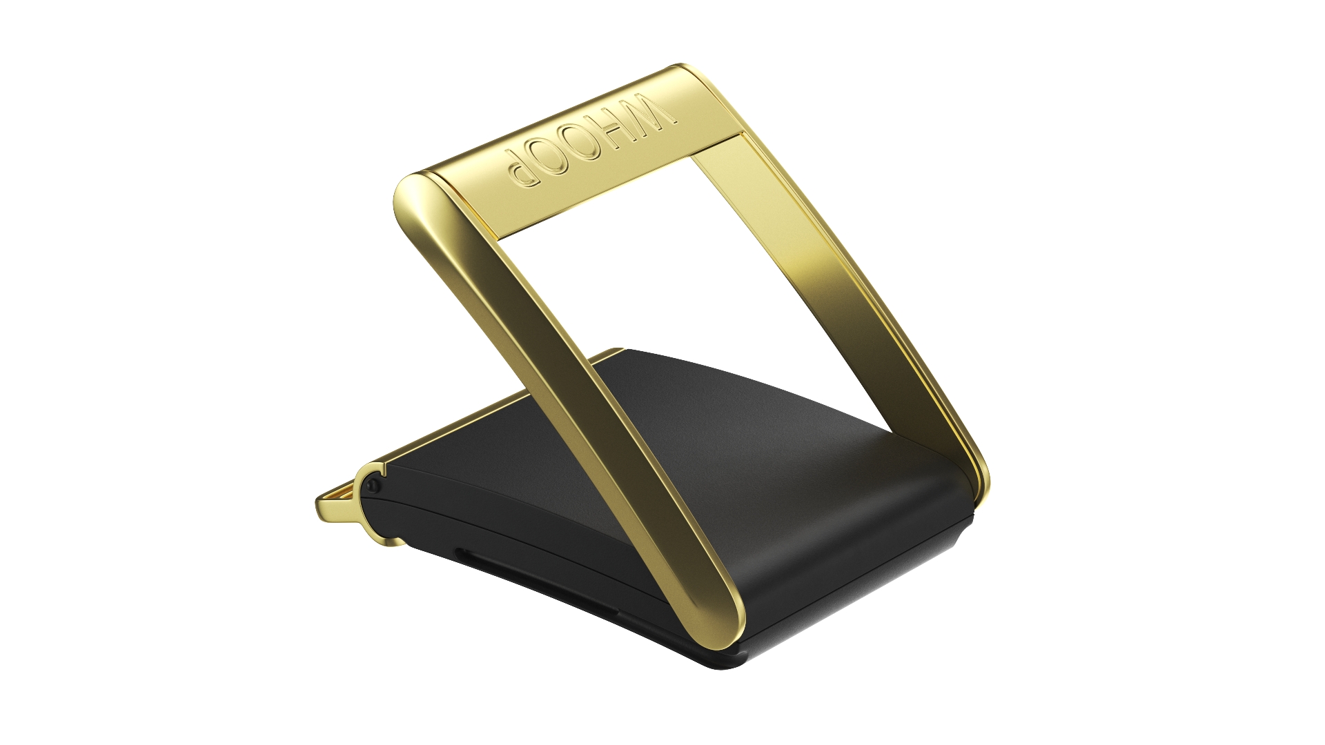 Health Tracker Whoop 4 Black Rigged for Cinema 4D 3D model