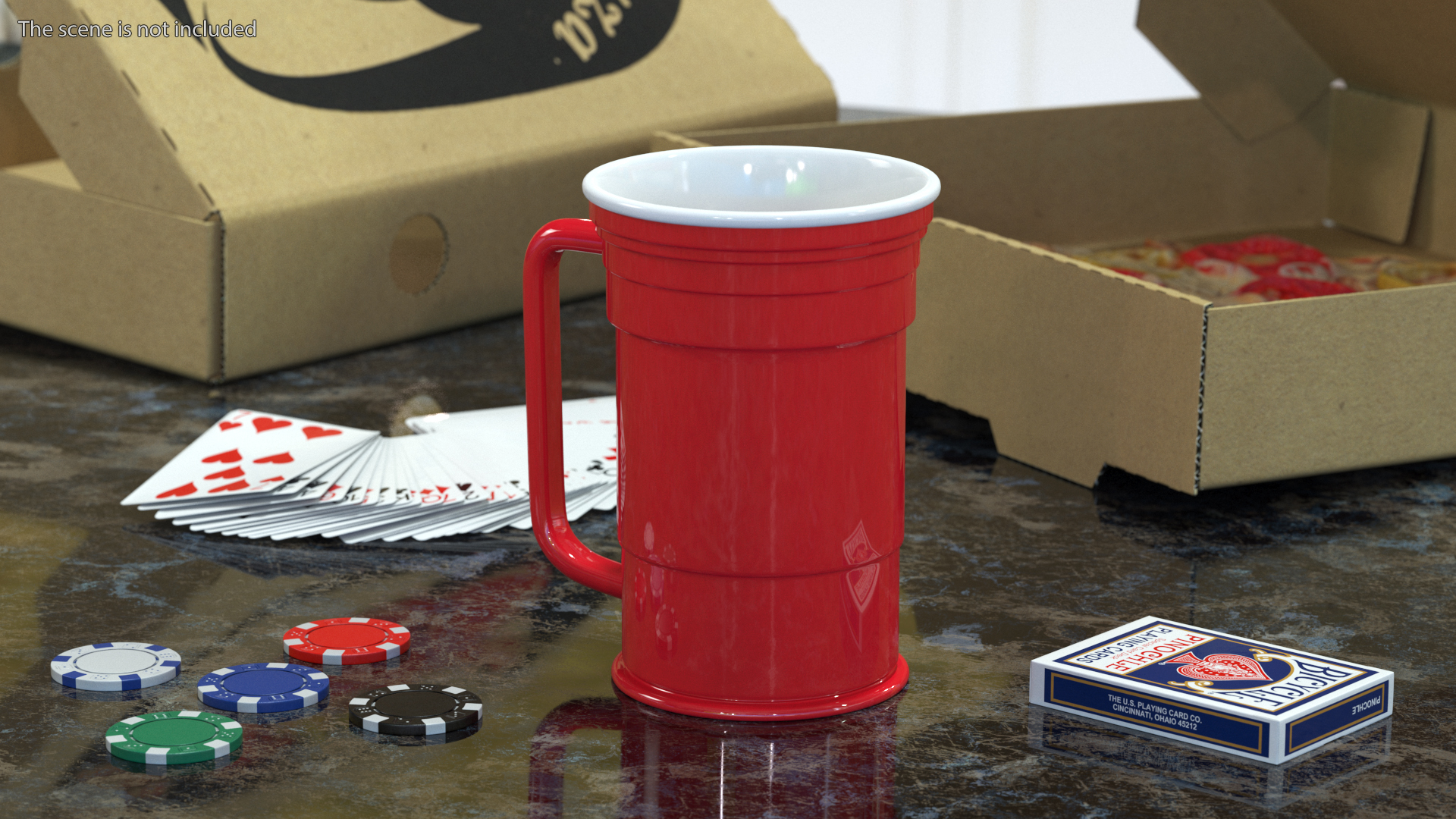 3D model Reusable Plastic Beer Mug