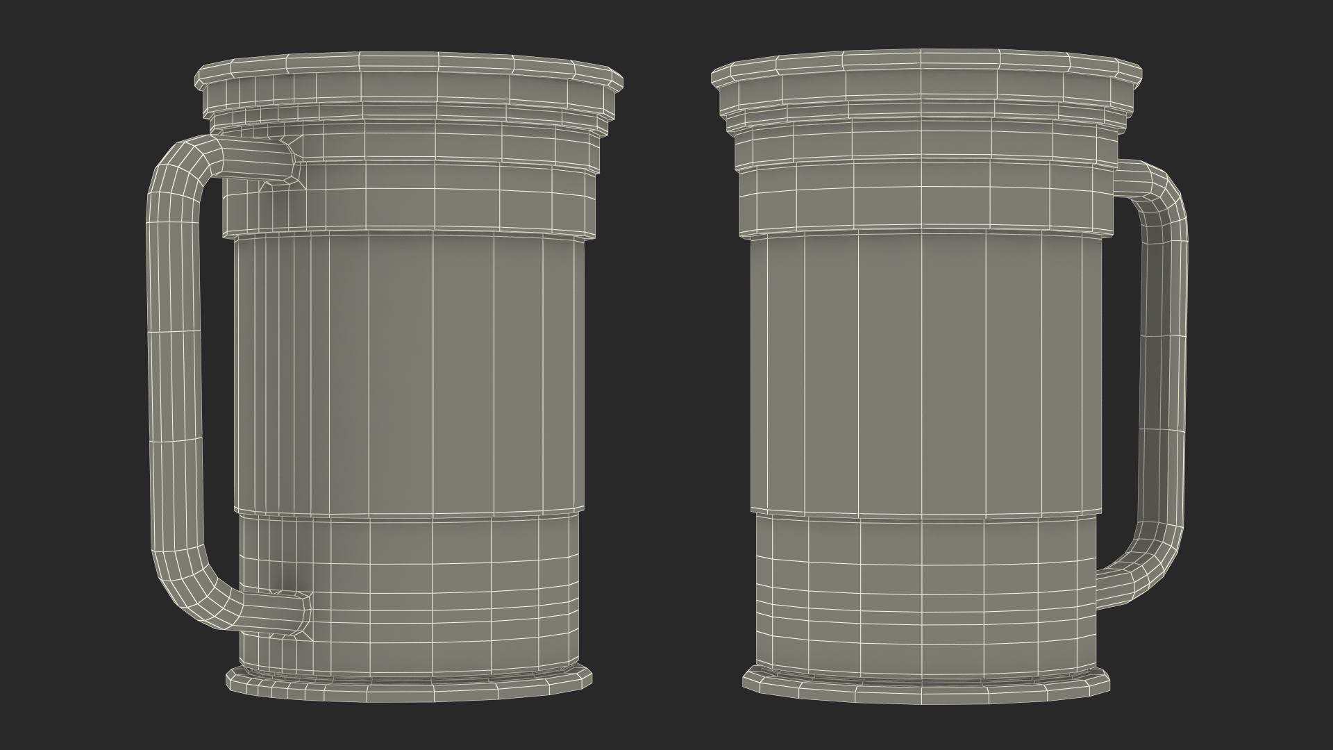 3D model Reusable Plastic Beer Mug