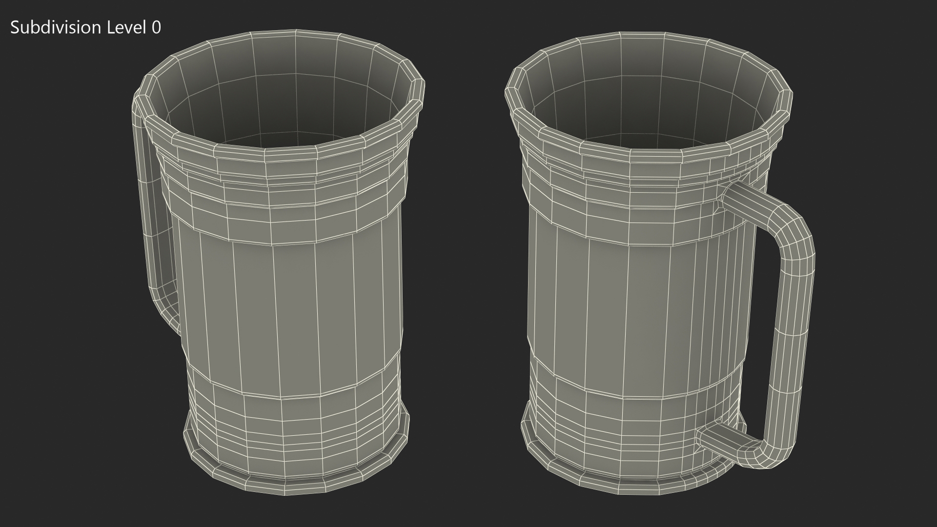 3D model Reusable Plastic Beer Mug