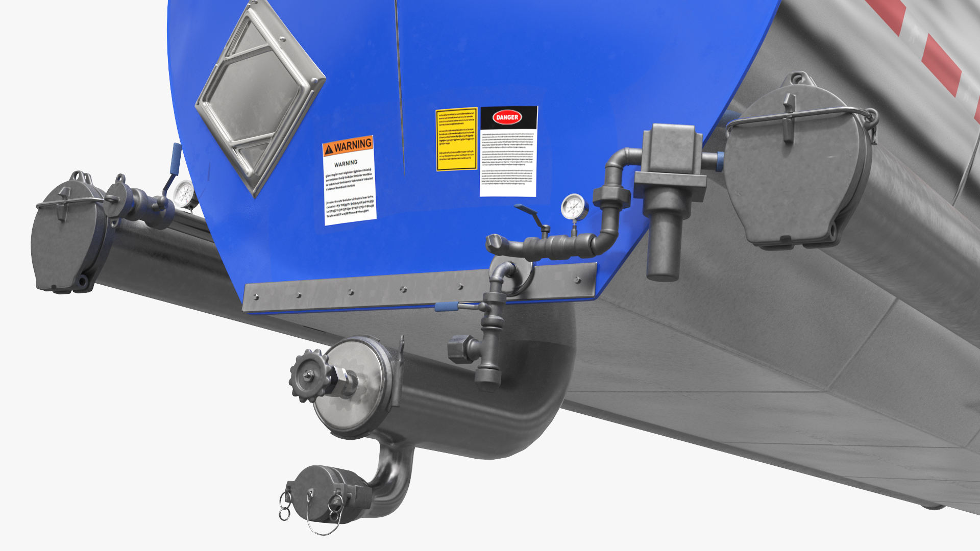 Tank Trailer Barrel Silver Module, view 8