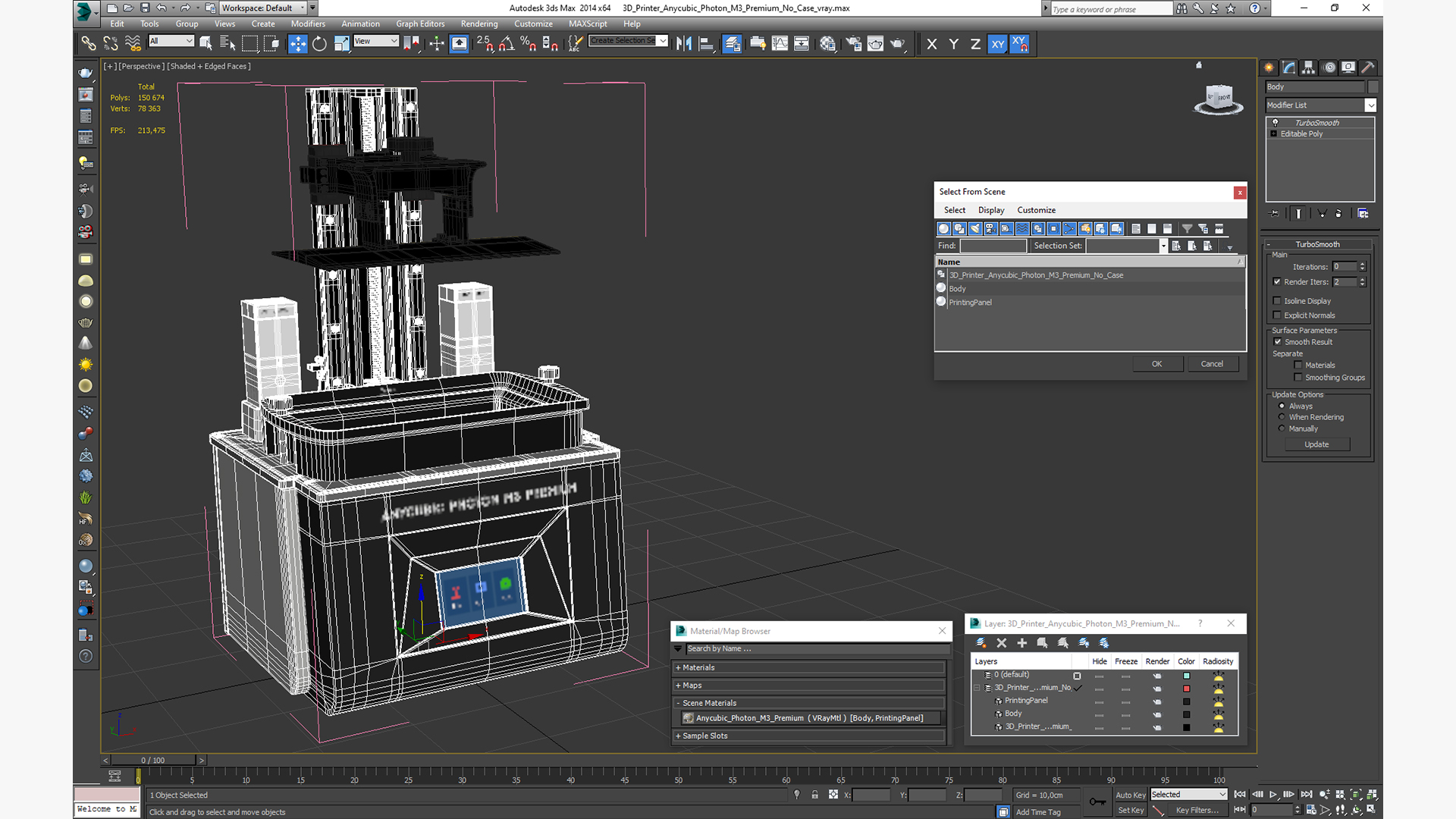 3D model 3D Printer Anycubic Photon M3 Premium No Case