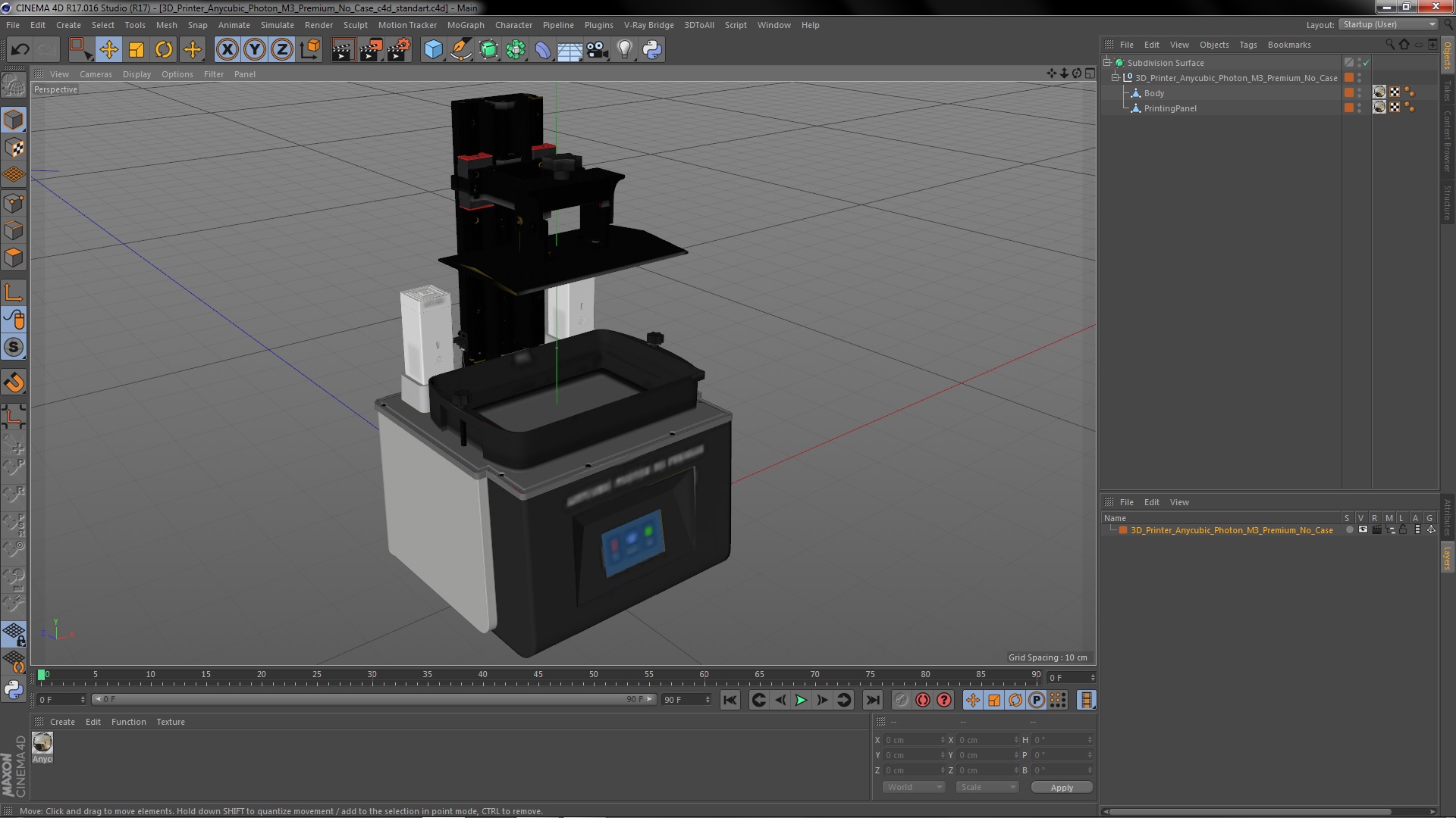 3D model 3D Printer Anycubic Photon M3 Premium No Case