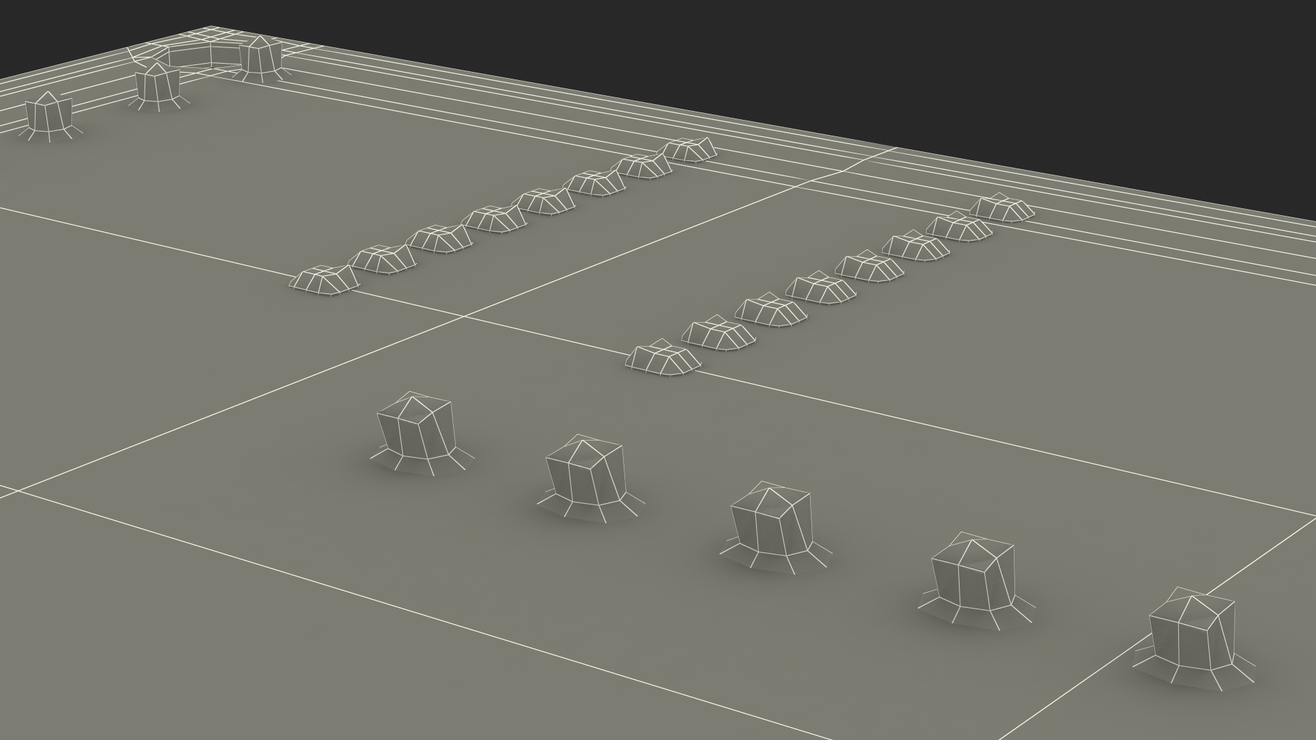 Empty Printed Circuit Board 3D