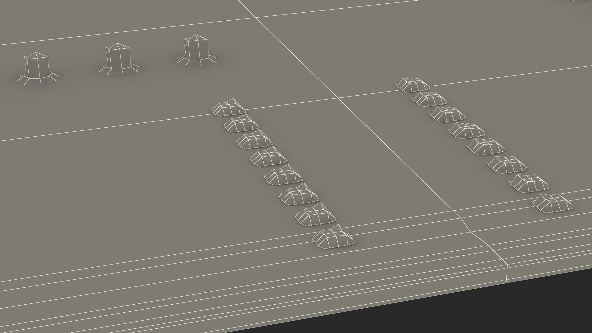 Empty Printed Circuit Board 3D