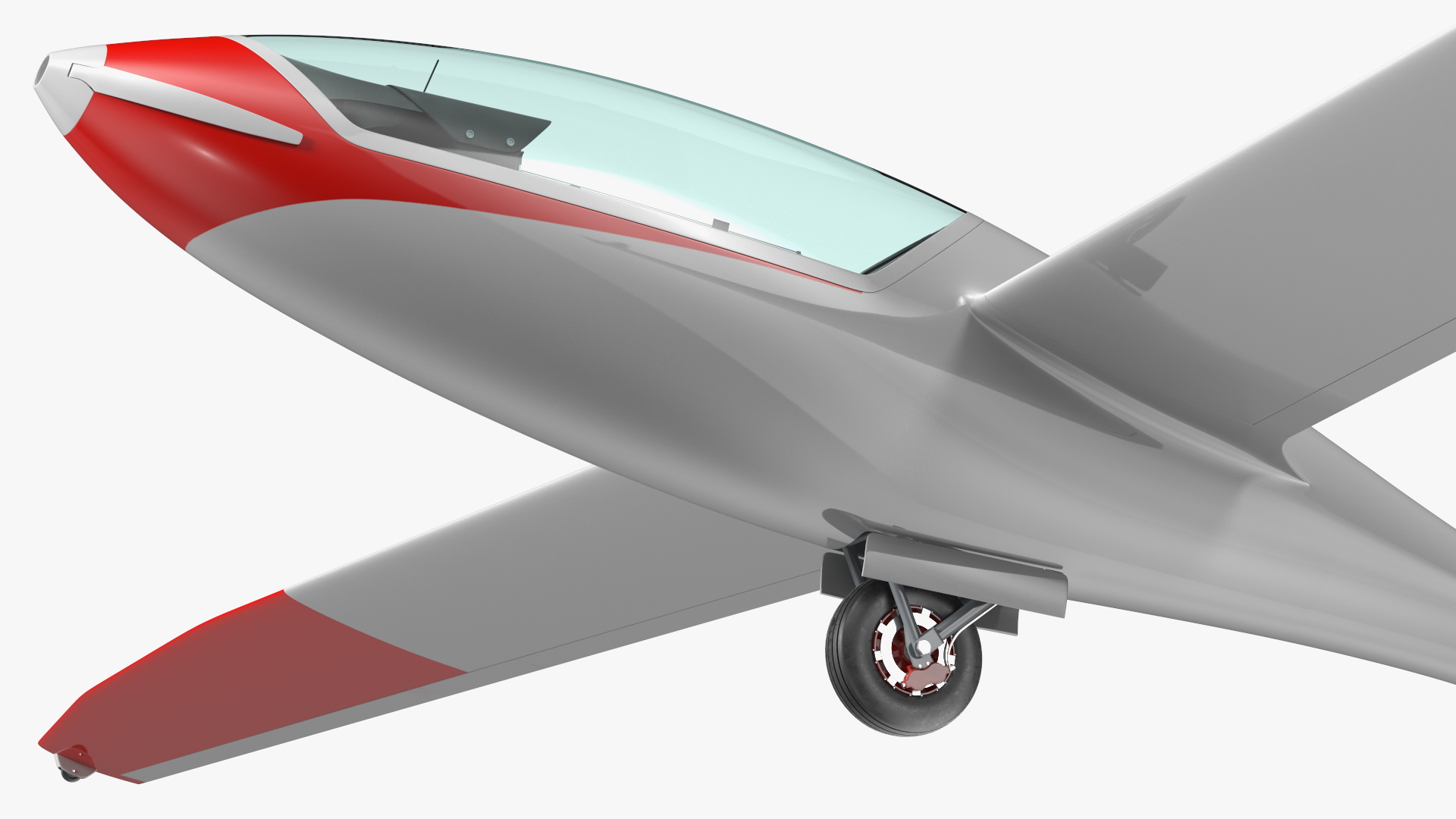 Electric Glider Rigged 3D