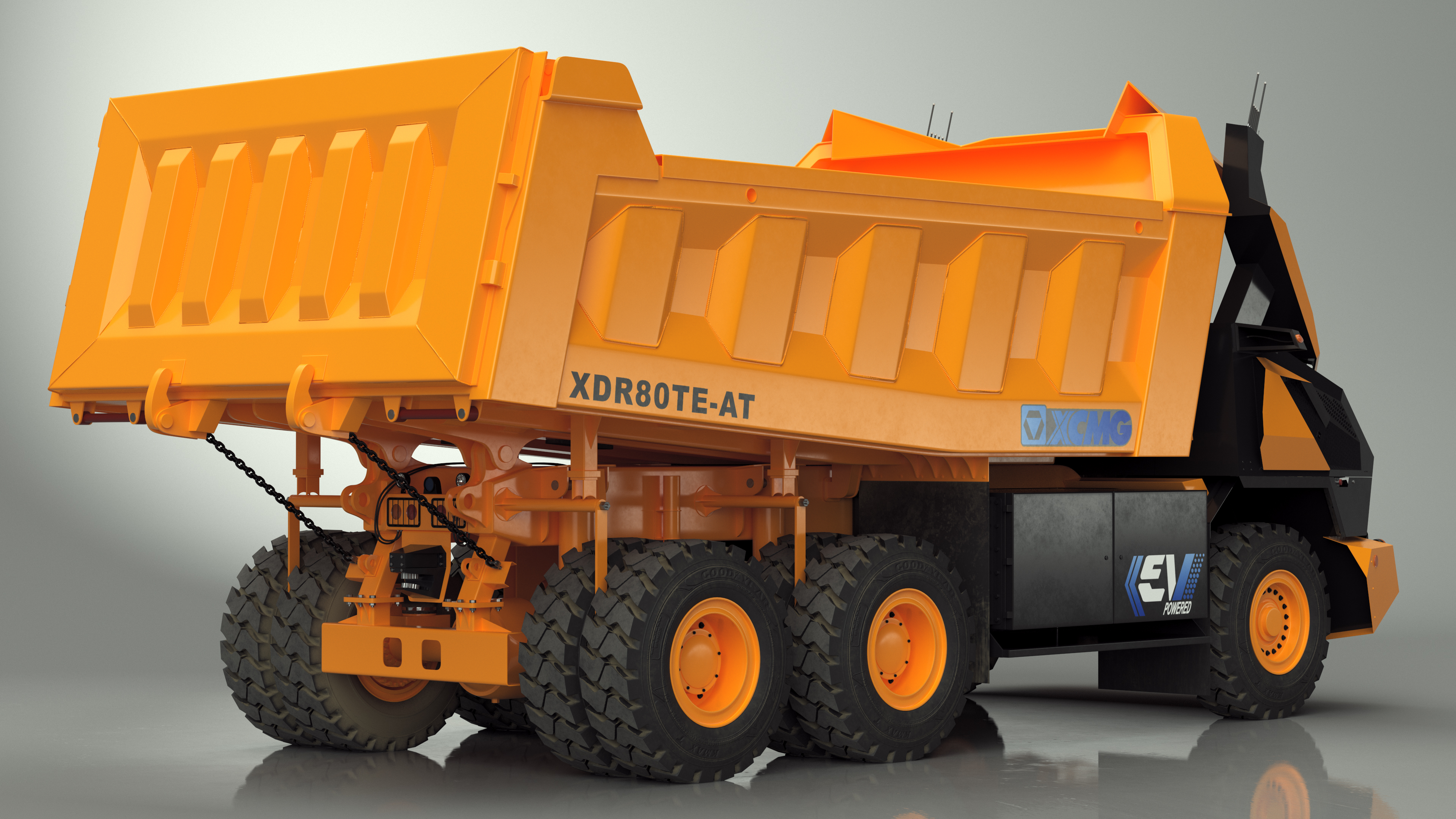 3D XCMG Autonomous Electric Mining Truck New