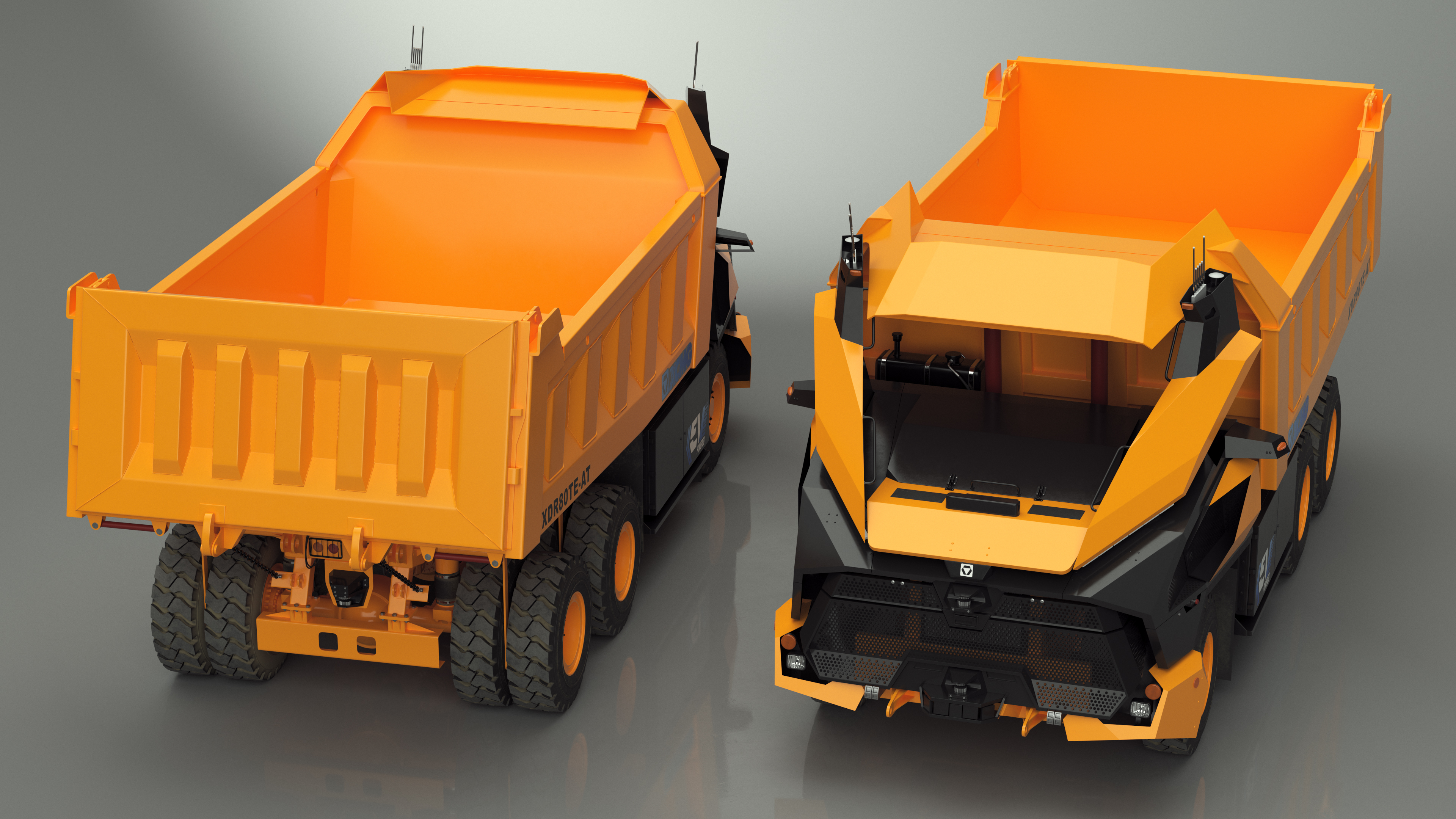 3D XCMG Autonomous Electric Mining Truck New