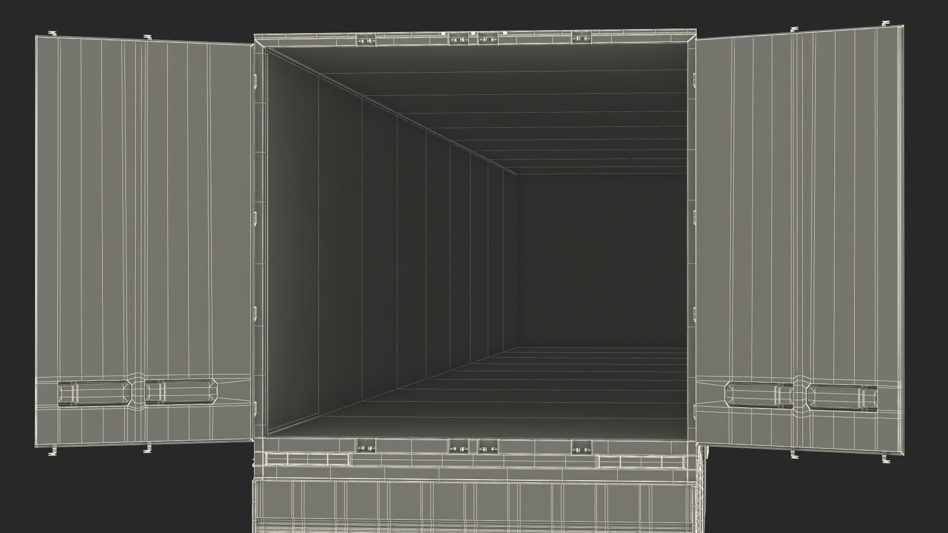 3D Hyundai HDC-6 Hydrogen Tractor and Trailer Rigged for Maya model