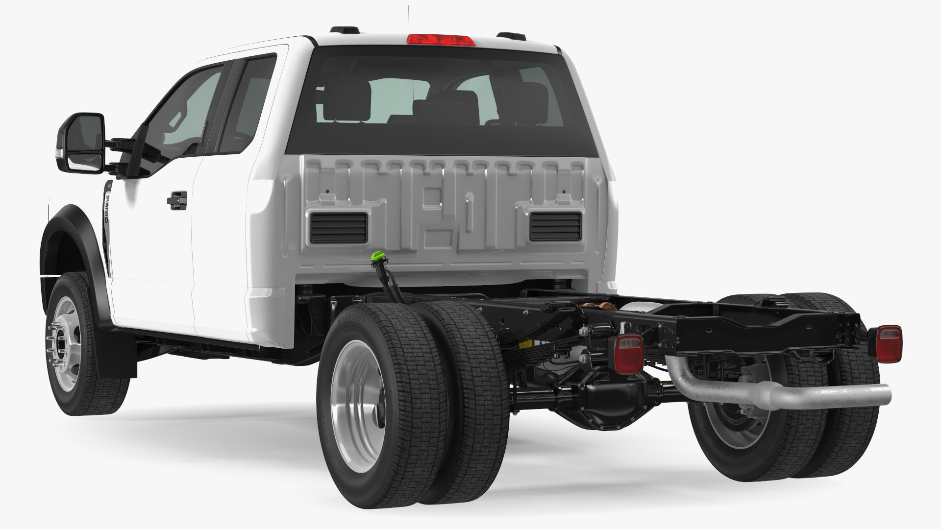 3D model Super Duty F550 2023 Ford Long Cab Rigged for Cinema 4D