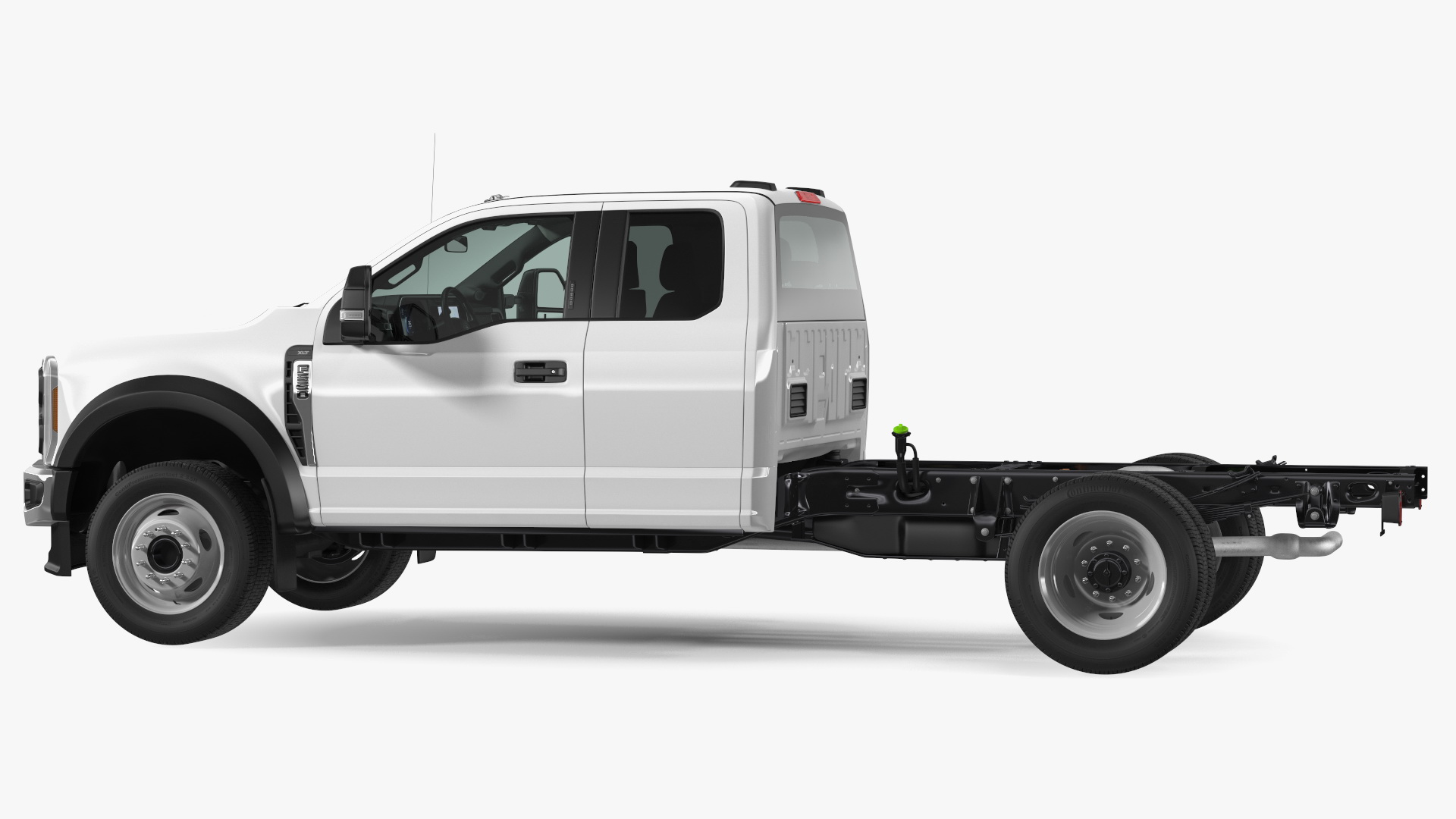 3D model Super Duty F550 2023 Ford Long Cab Rigged for Cinema 4D