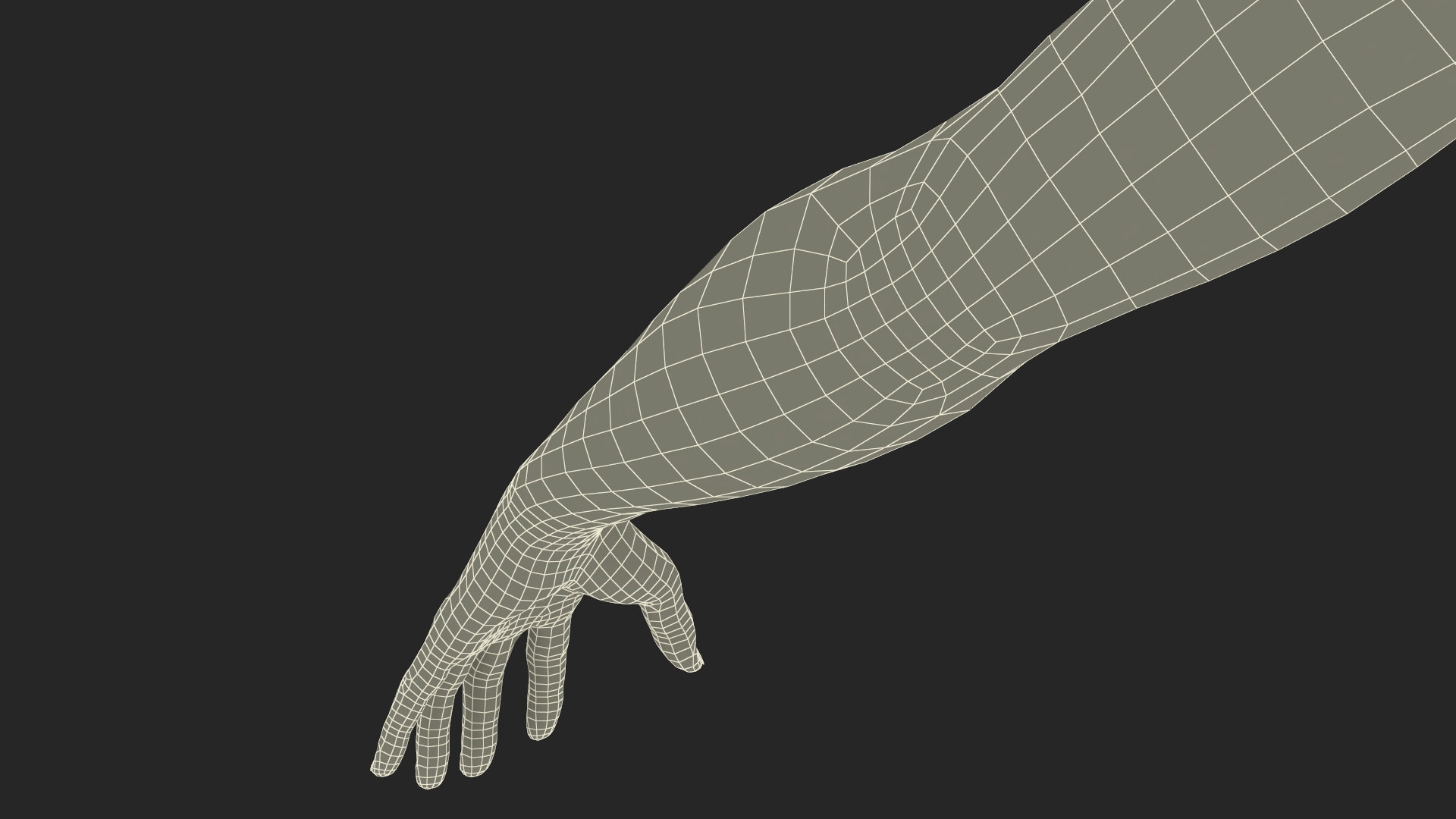 Athletic Male Arm 3D