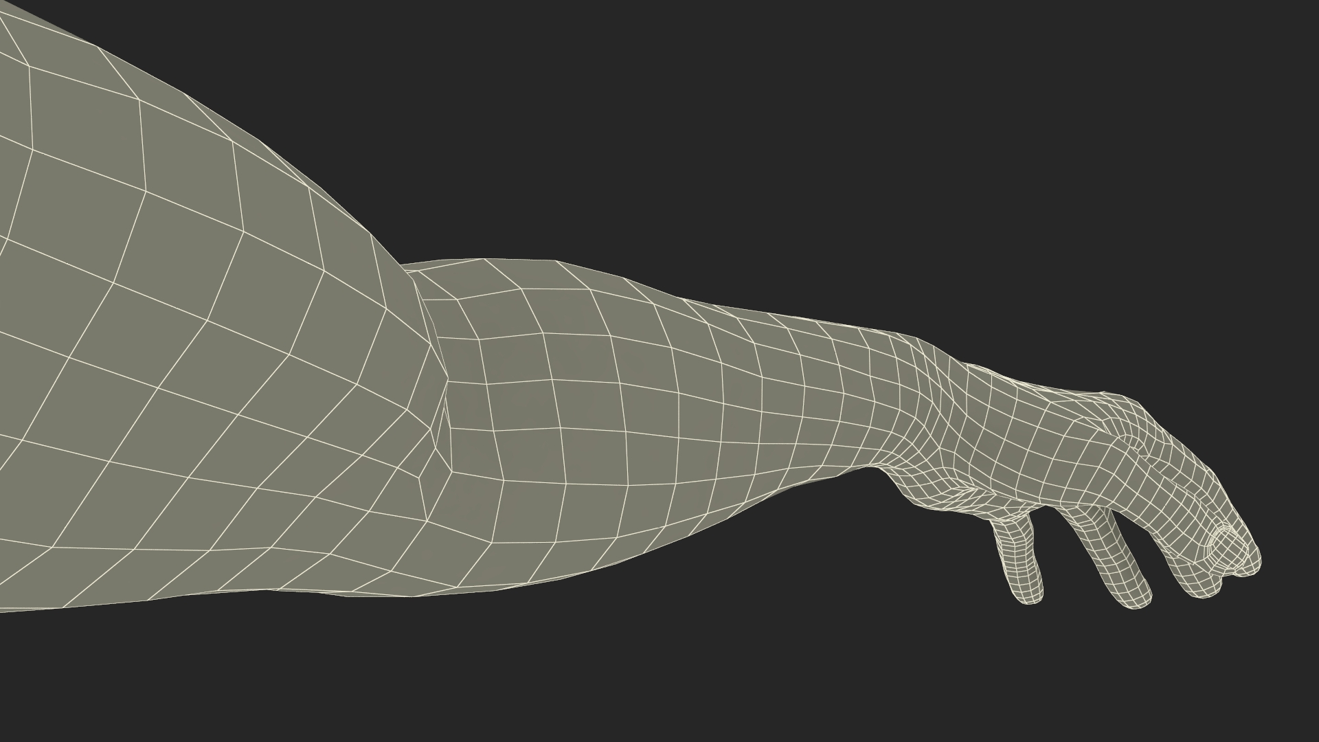 Athletic Male Arm 3D