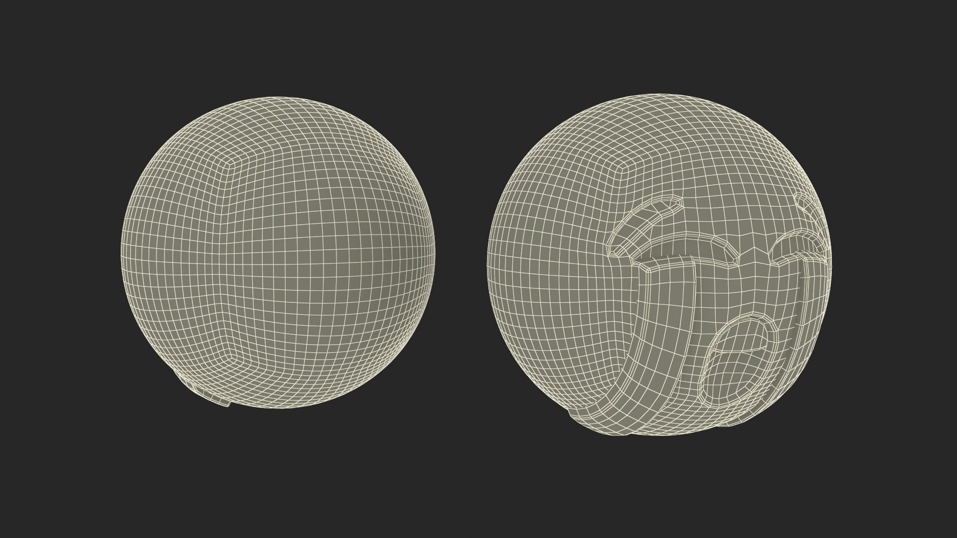 Emoji Loudly Crying Face 3D model