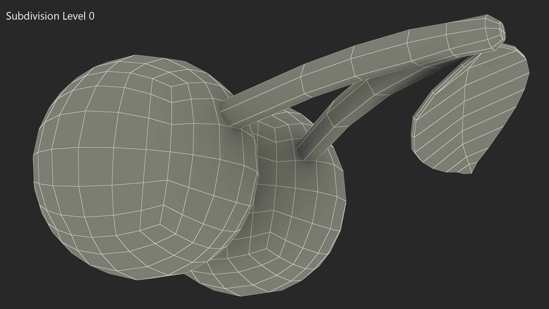 Cherries Emoji 3D model