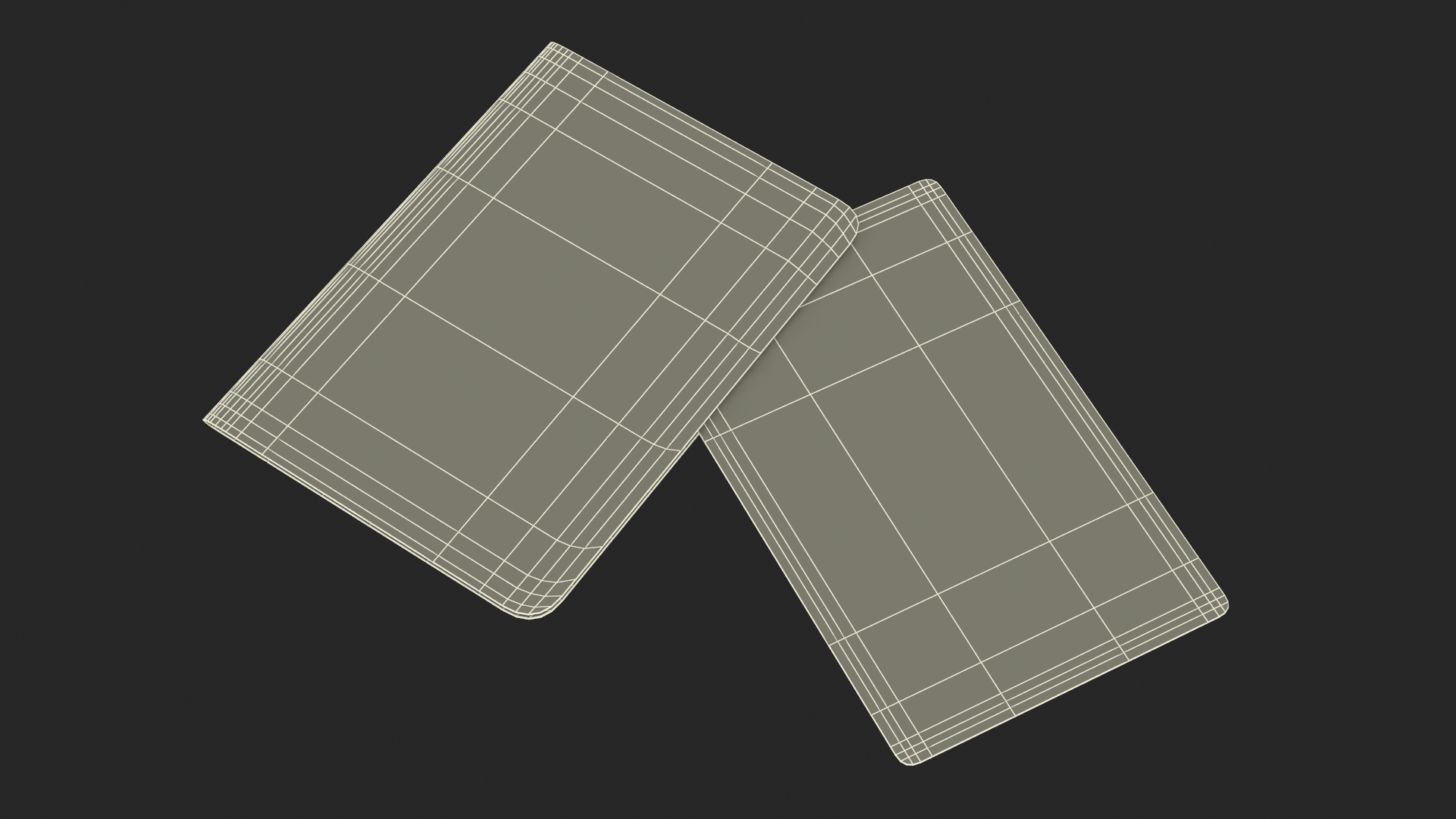 3D model Hotel Card Key Black