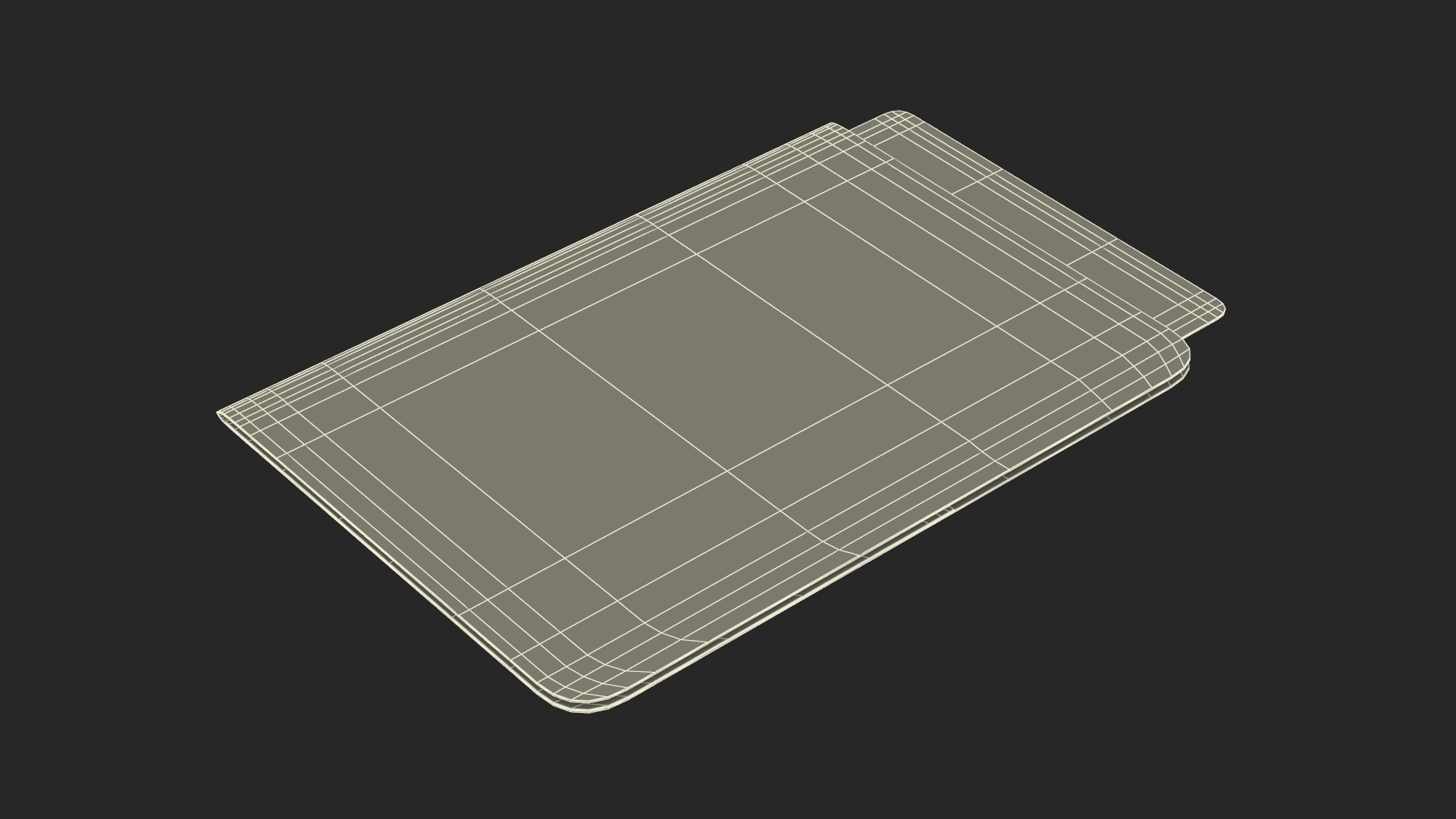 3D model Hotel Card Key Black