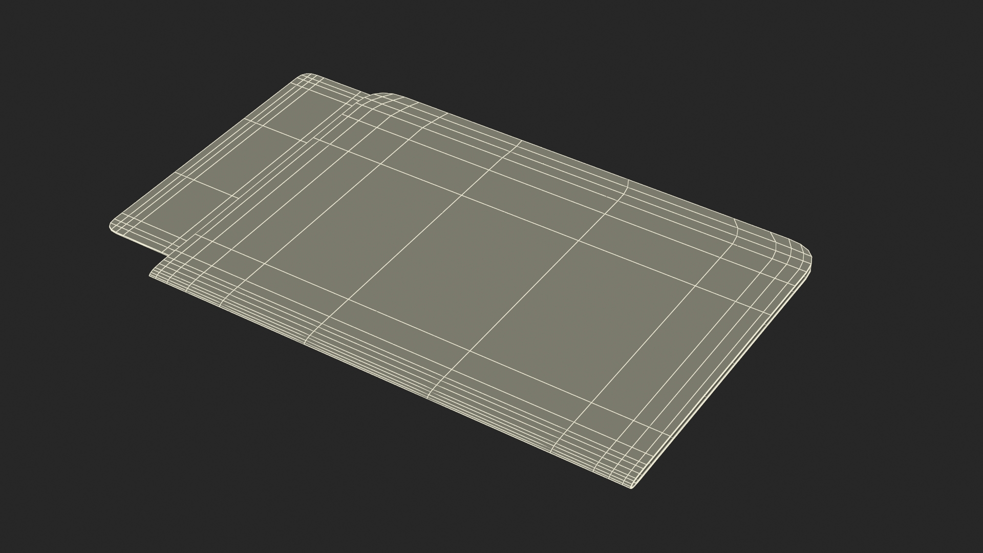 3D model Hotel Card Key Black