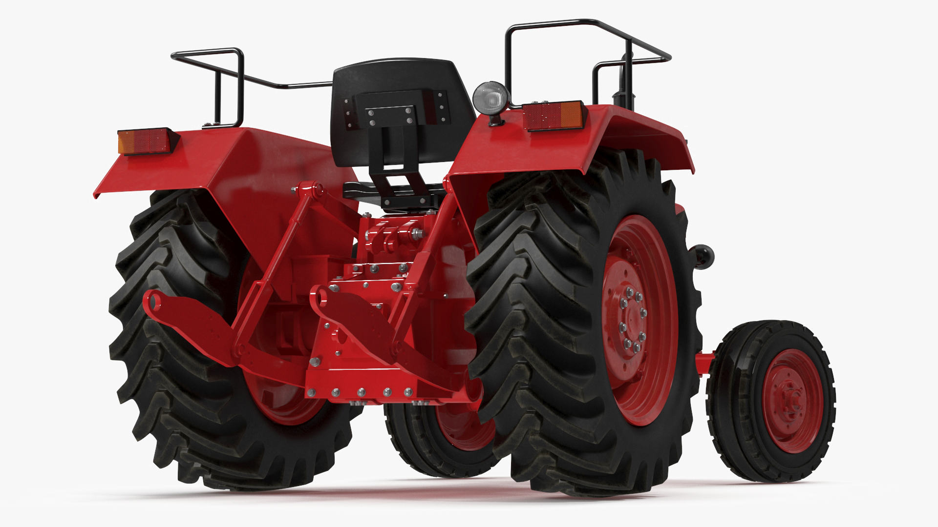 Mahindra 595DI Turbomax Tractor Rigged for Maya 3D