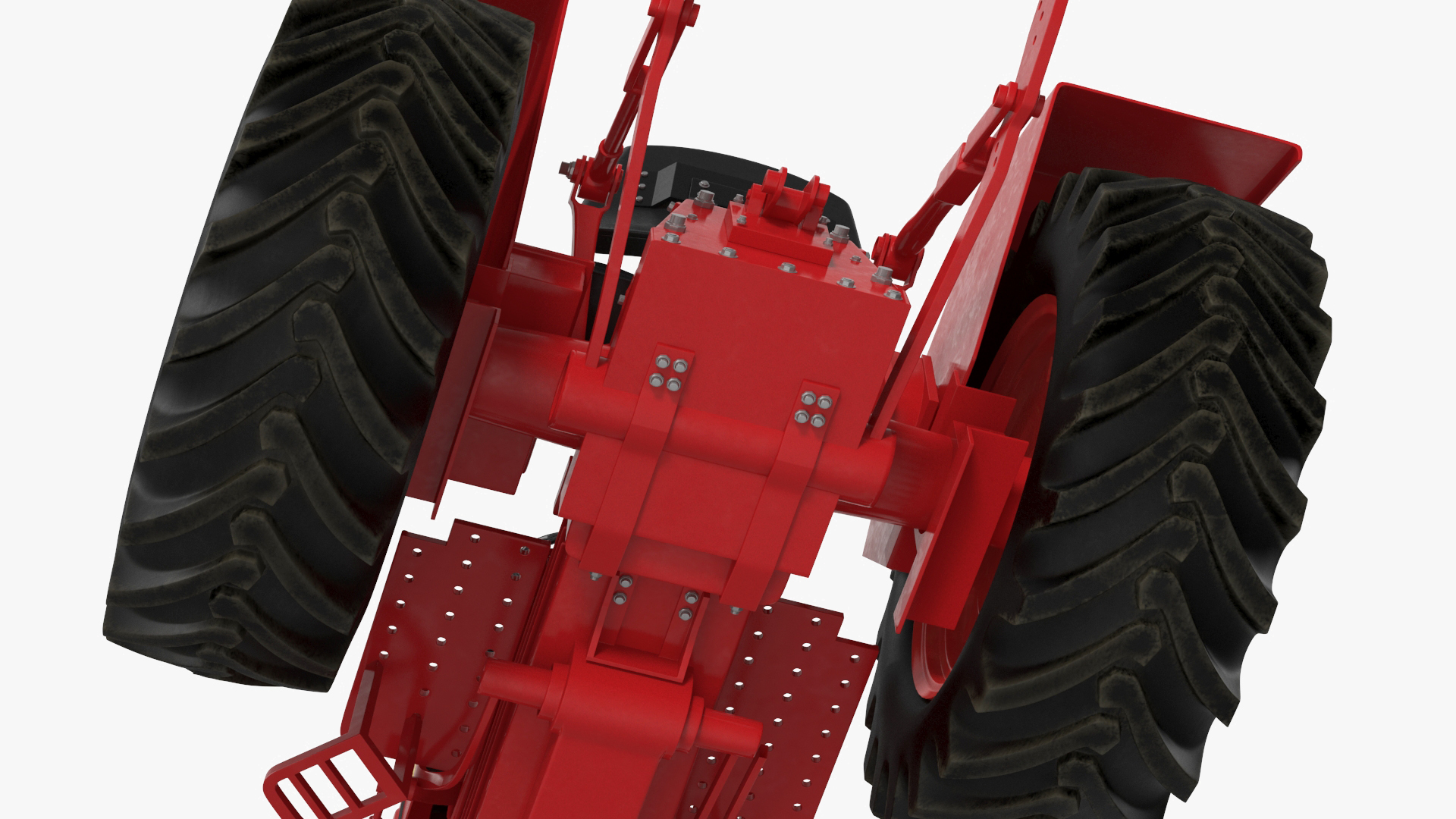 Mahindra 595DI Turbomax Tractor Rigged for Maya 3D