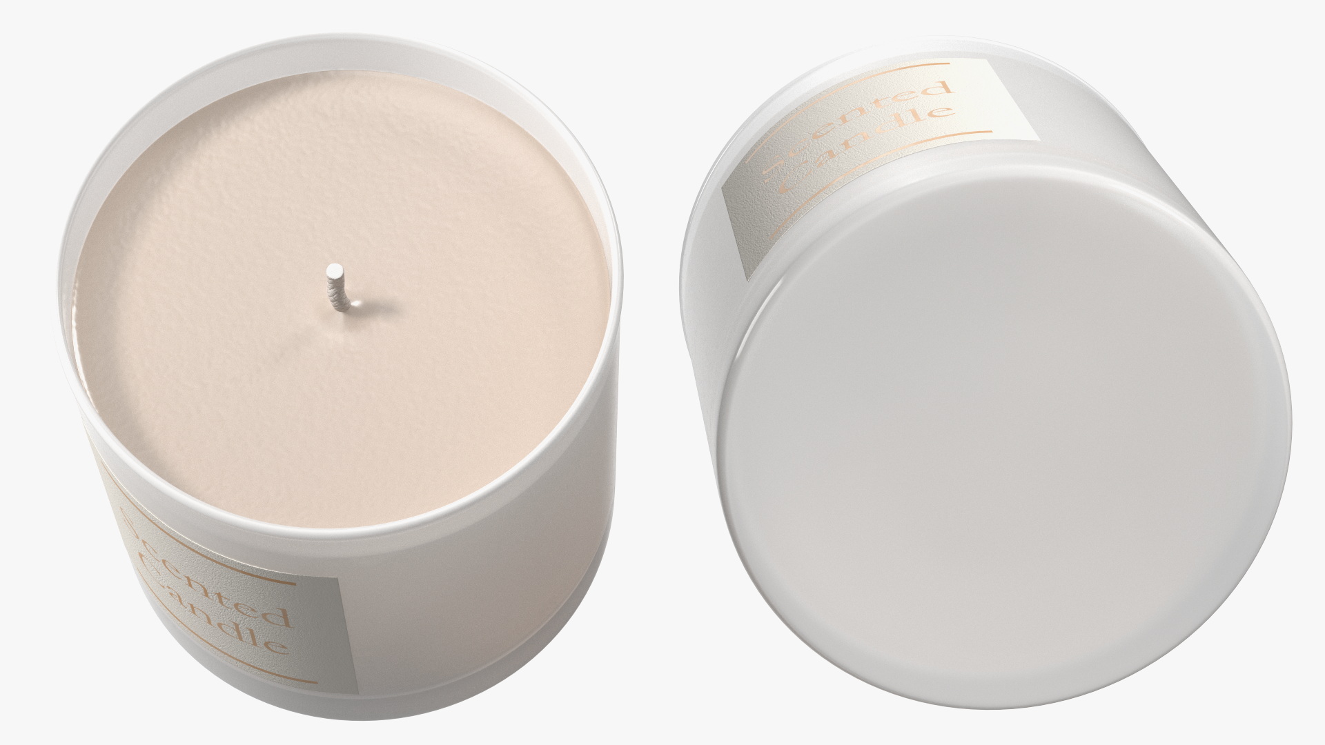 3D model Scented Candle Beige
