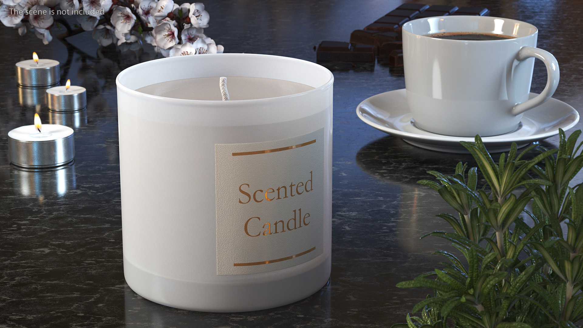 3D model Scented Candle Beige