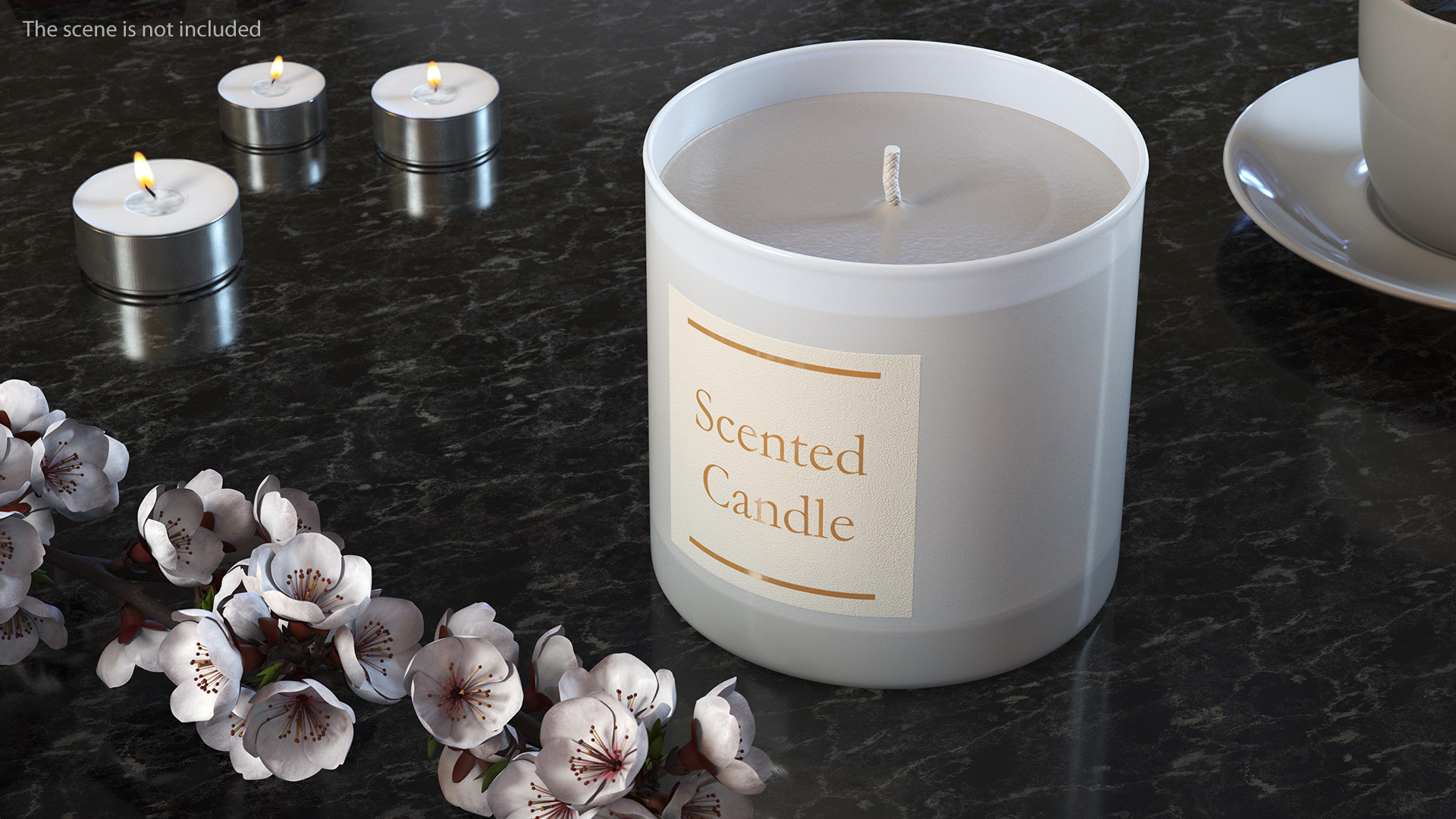 3D model Scented Candle Beige