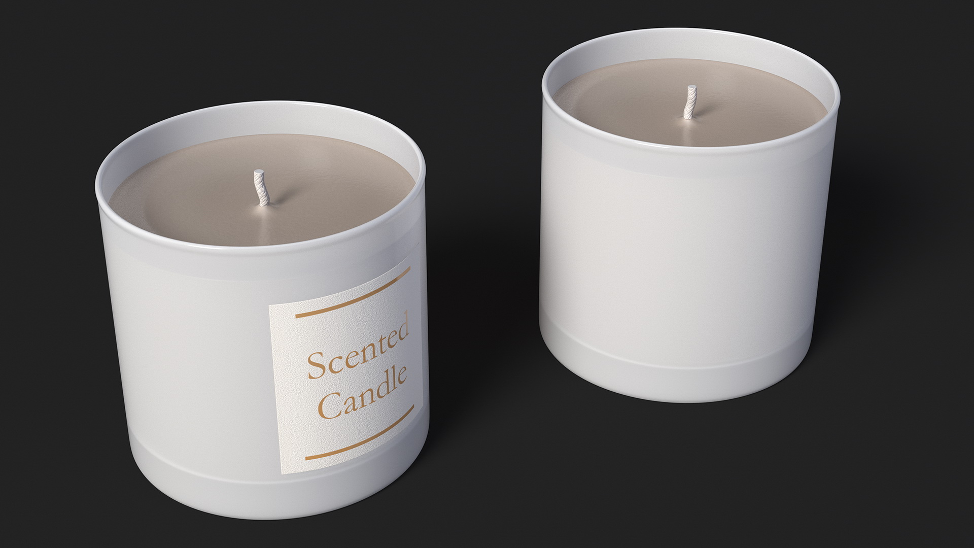 3D model Scented Candle Beige