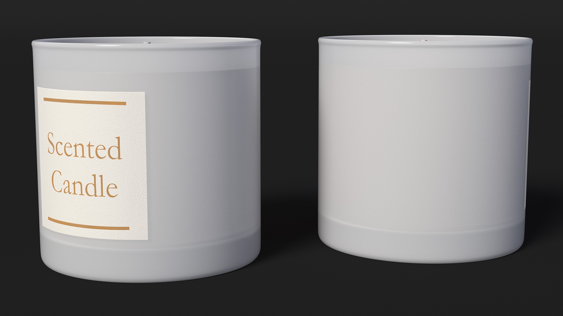3D model Scented Candle Beige