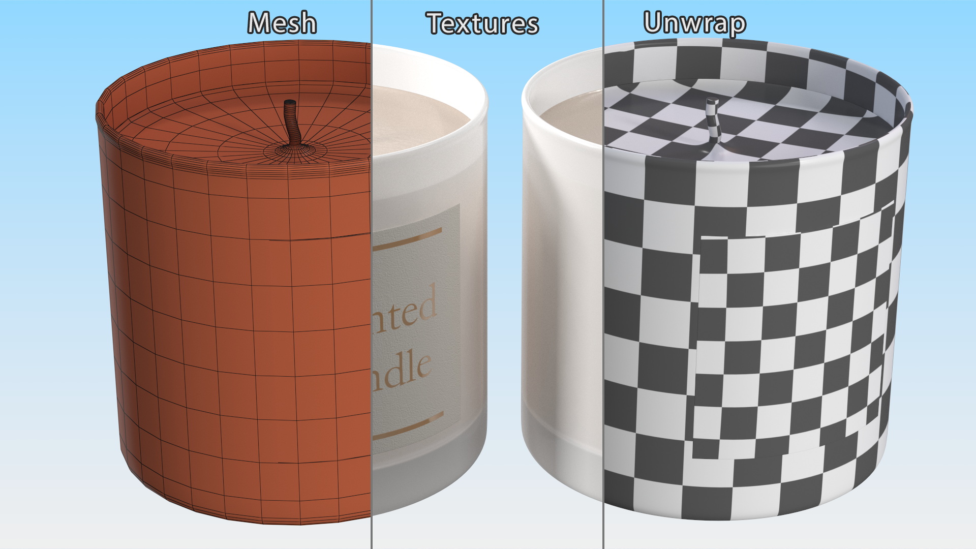 3D model Scented Candle Beige