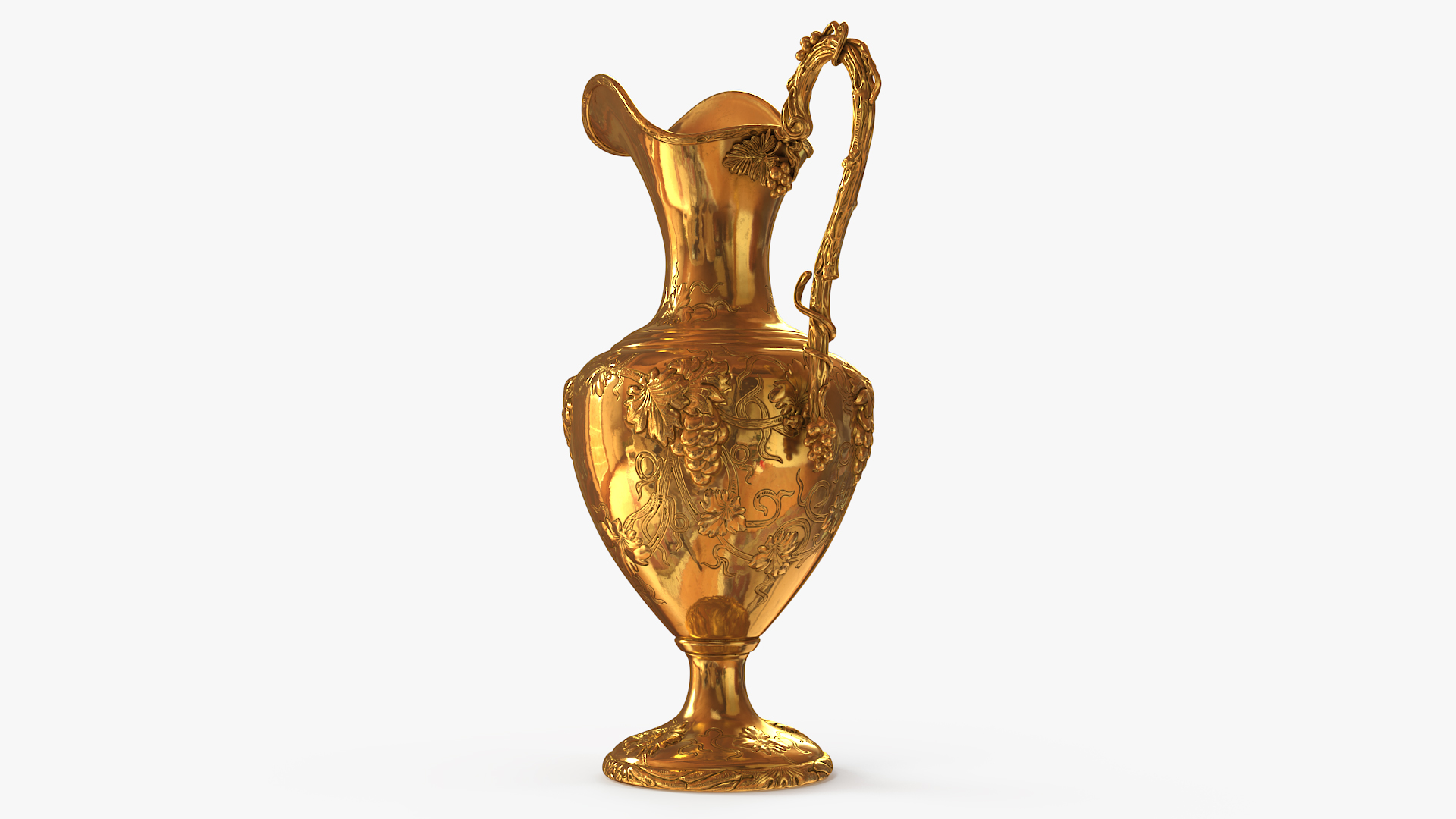 Antique Gold Ewer 3D
