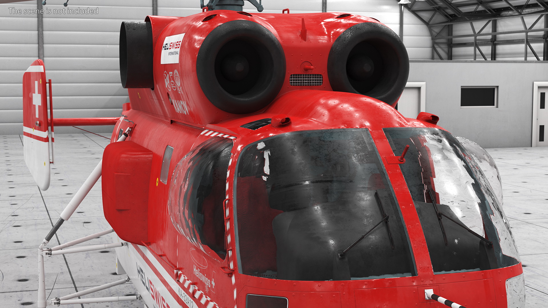 3D model Kamov KA-32 Firefighting Helicopter