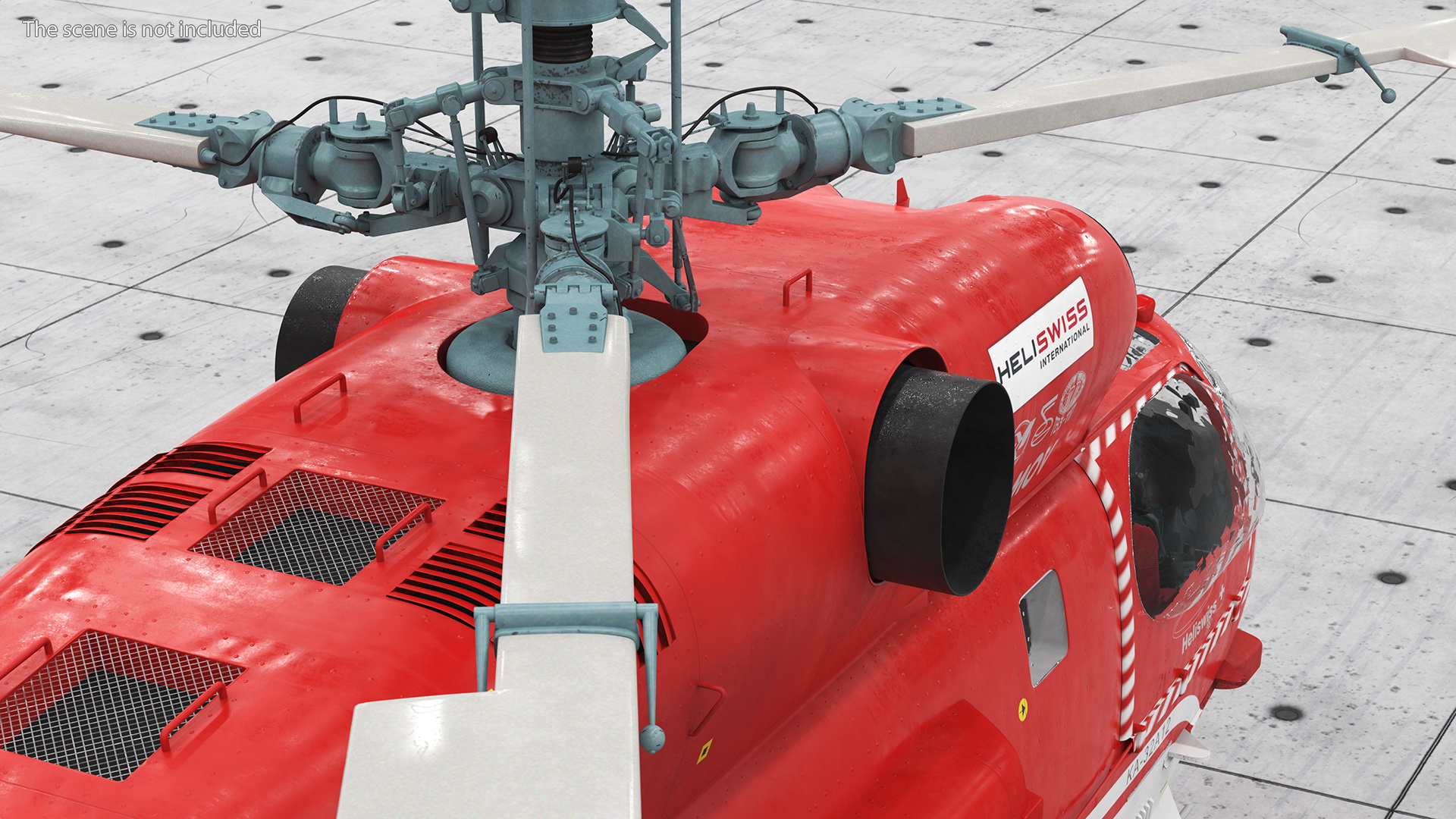 3D model Kamov KA-32 Firefighting Helicopter