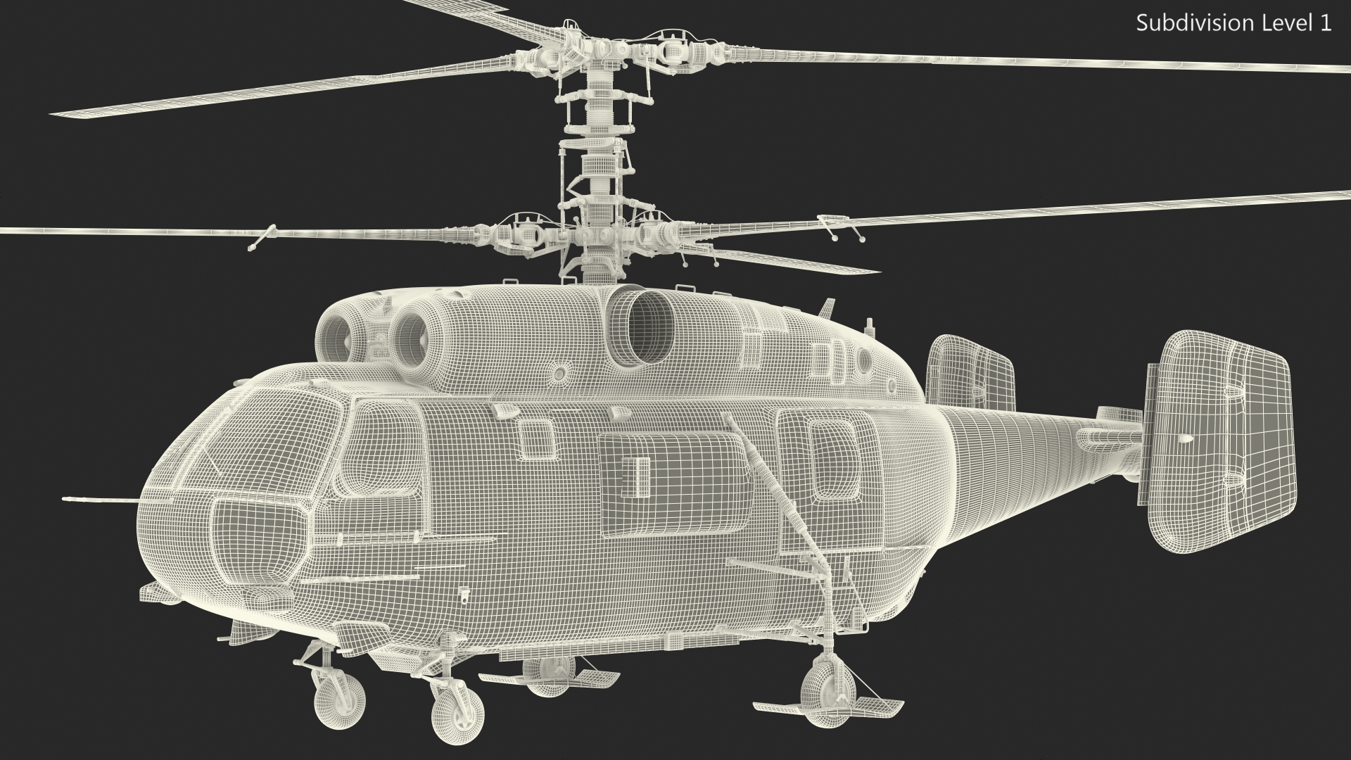3D model Kamov KA-32 Firefighting Helicopter