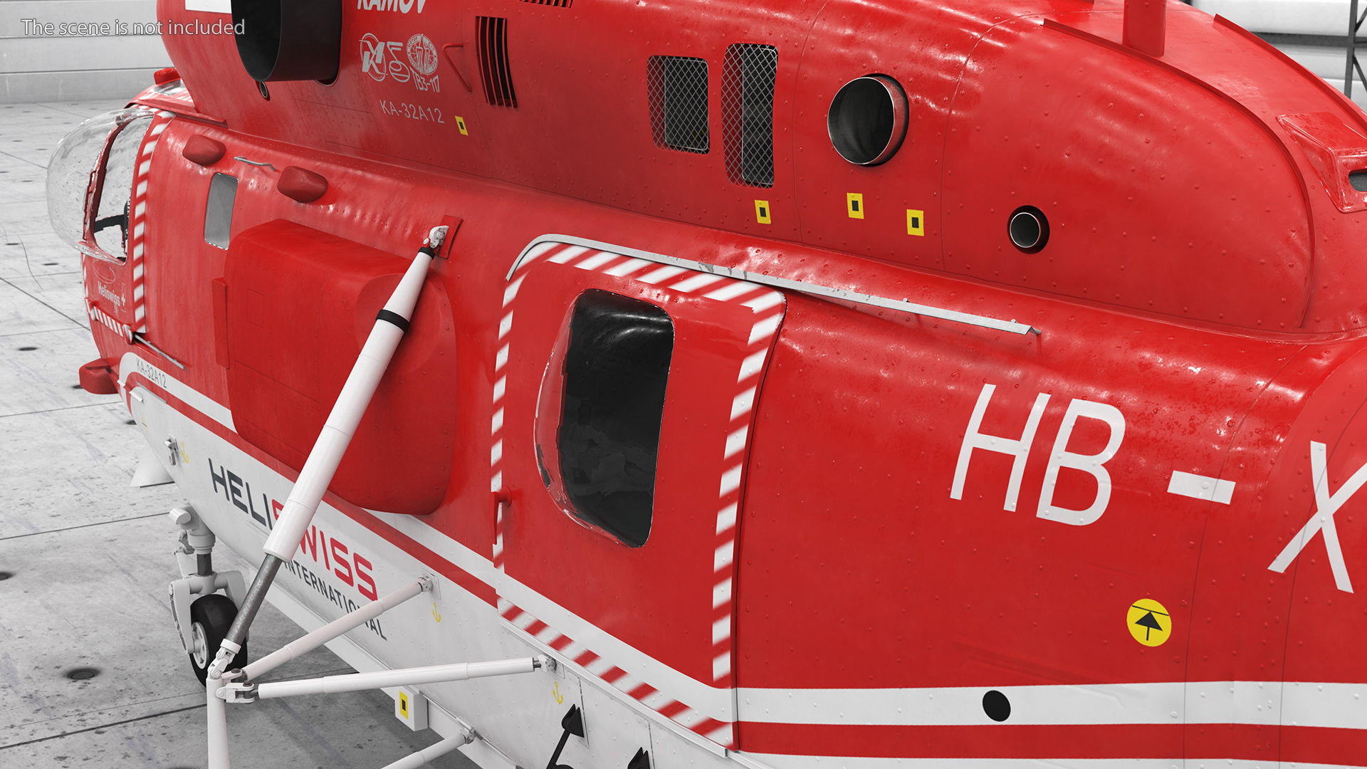 3D model Kamov KA-32 Firefighting Helicopter