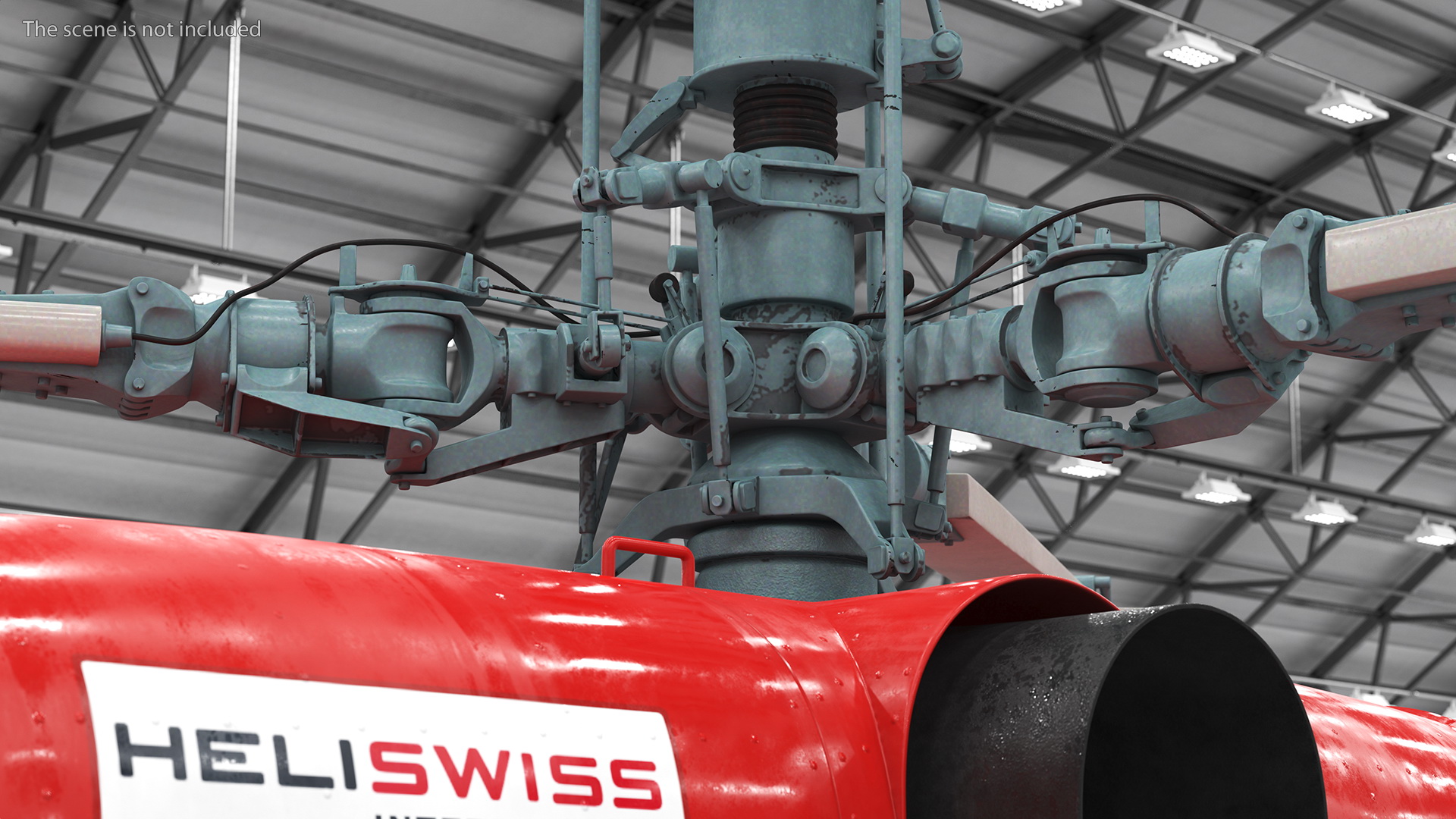 3D model Kamov KA-32 Firefighting Helicopter